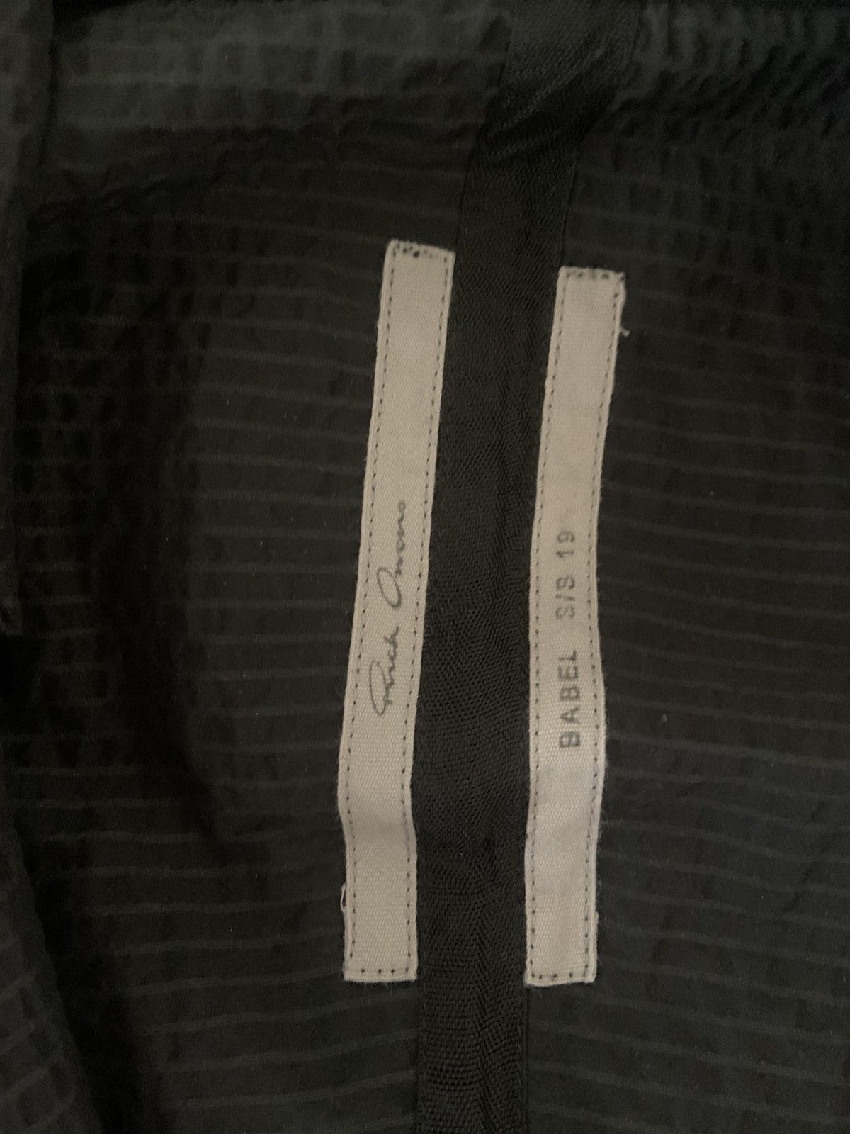 Rick Owens Rick Owens Babel 2019 charcoal light wrap jacket Size S / US 4 / IT 40 - 6 Thumbnail