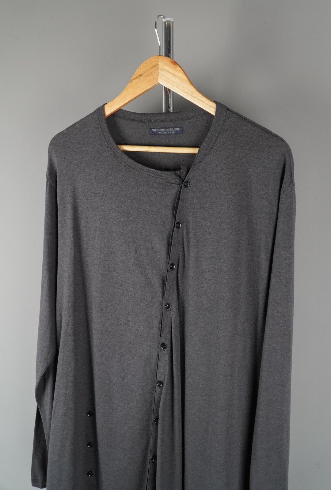 Yohji Yamamoto Yohji Yamamoto - Regulation Men - Diagonal Switch Deform Tee Size US L / EU 52-54 / 3 - 2 Thumbnail