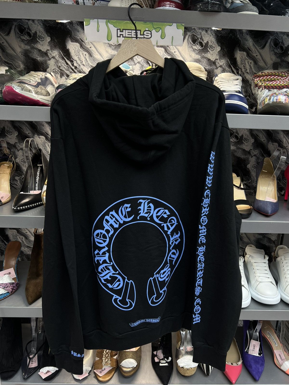 Chrome Hearts Chrome Hearts Horseshoe Logo Print Hoodie Size US L / EU 52-54 / 3 - 2 Thumbnail
