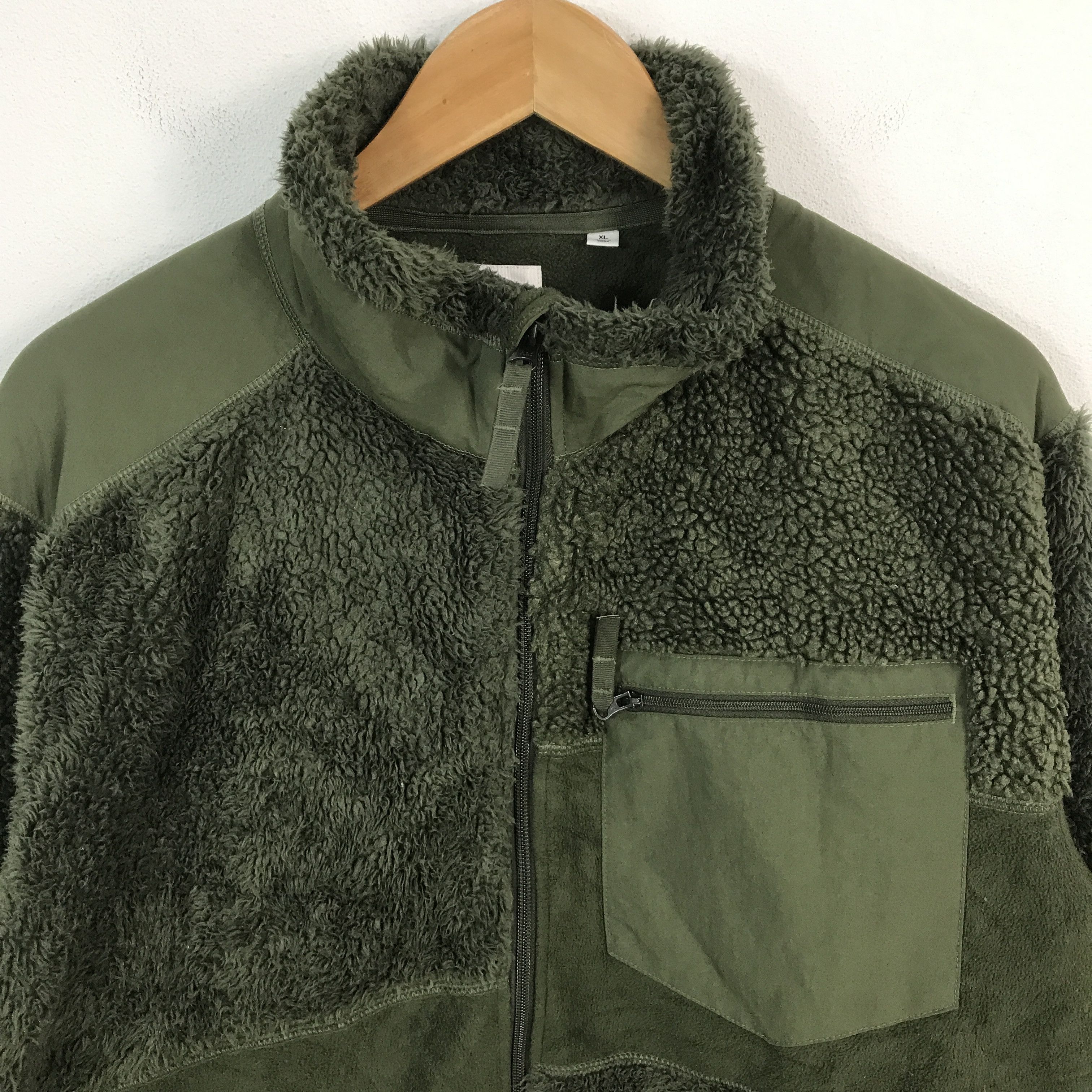 Engineered Garments × Japanese Brand × Uniqlo Engineered Garments x uniqlo green Sherpa jacket Size US XL / EU 56 / 4 - 3 Thumbnail