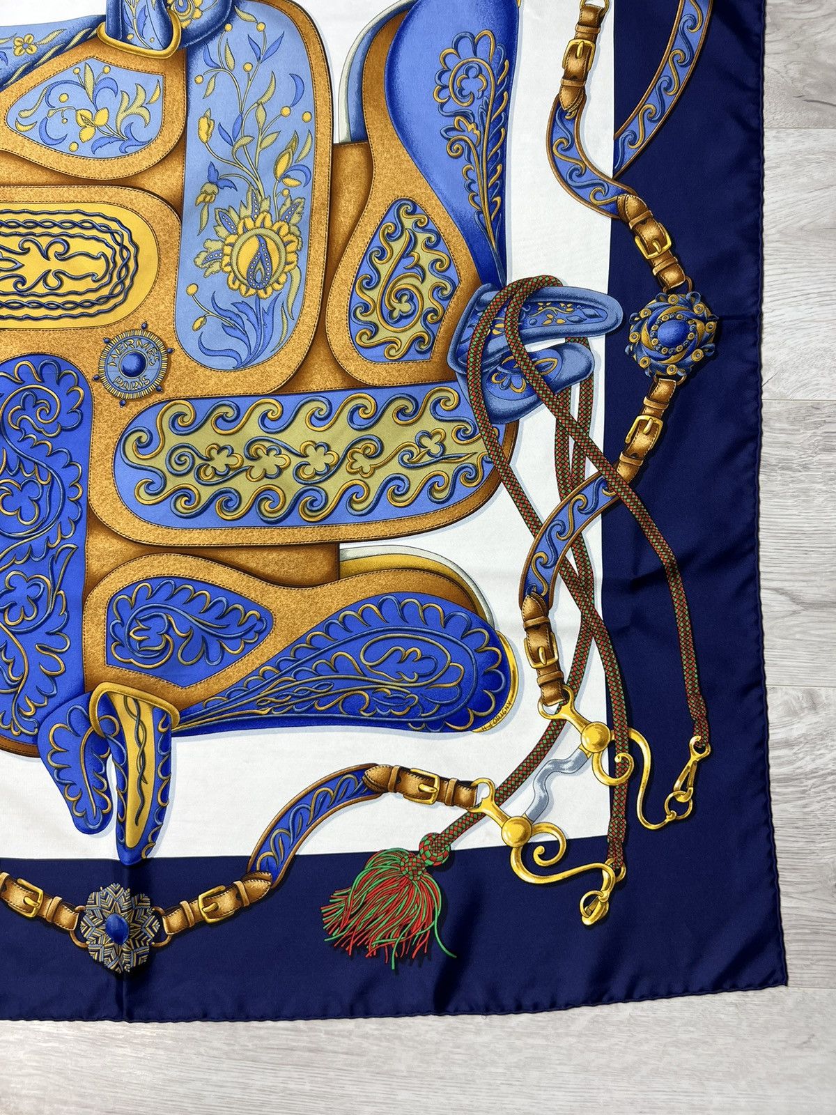 Hermes Vintage Hermes Kare90 Festival By Henri D'origny Silk Scarf Size ONE SIZE - 2 Thumbnail