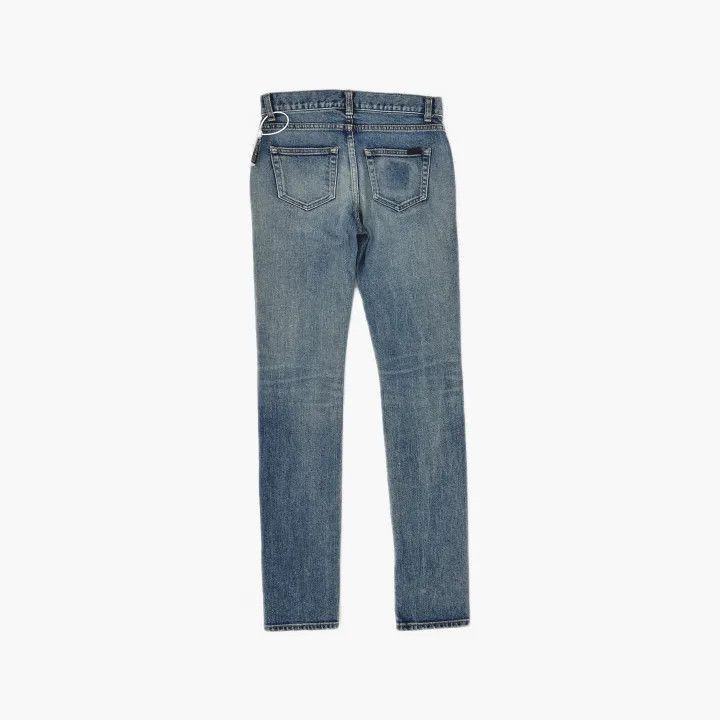 Saint Laurent Paris Saint Laurent Blue Low Waist Denim Pants -2507 Size 25" / US 0 / IT 36 - 3 Thumbnail