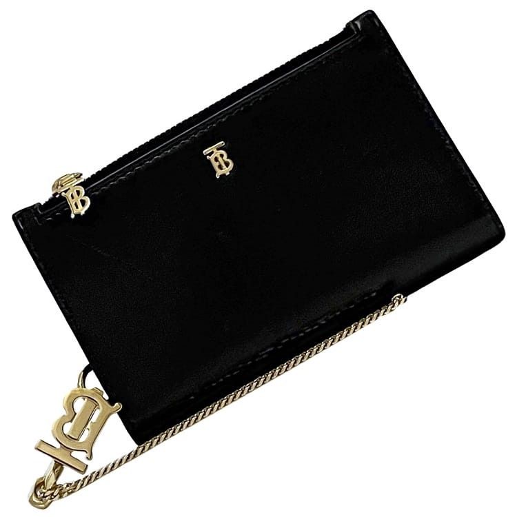 Burberry BURBERRY Black Leather Size ONE SIZE - 1 Thumbnail