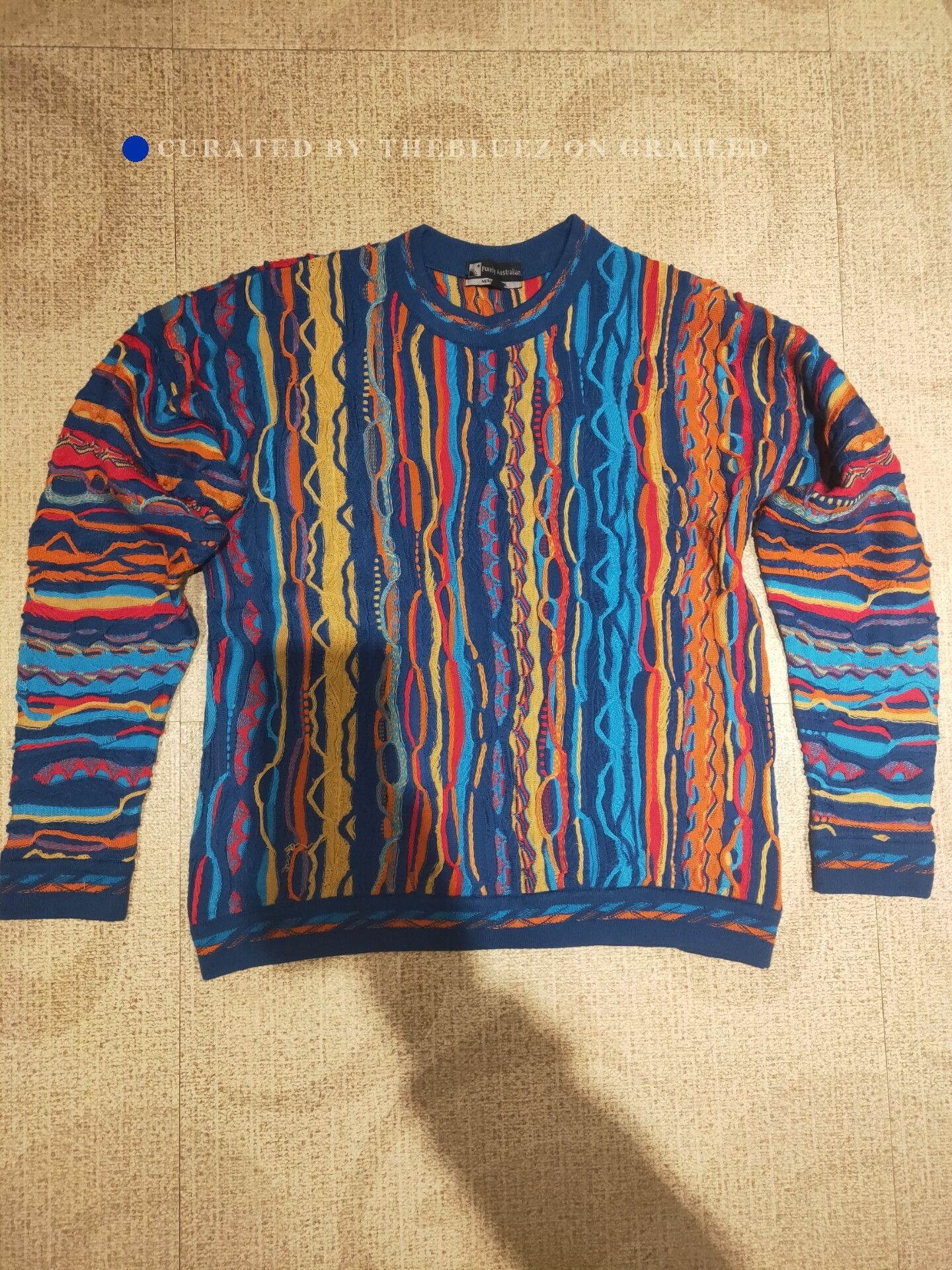 Other Vintage Pop Art Bitter Melon Sweater Size US M / EU 48-50 / 2 - 1 Thumbnail
