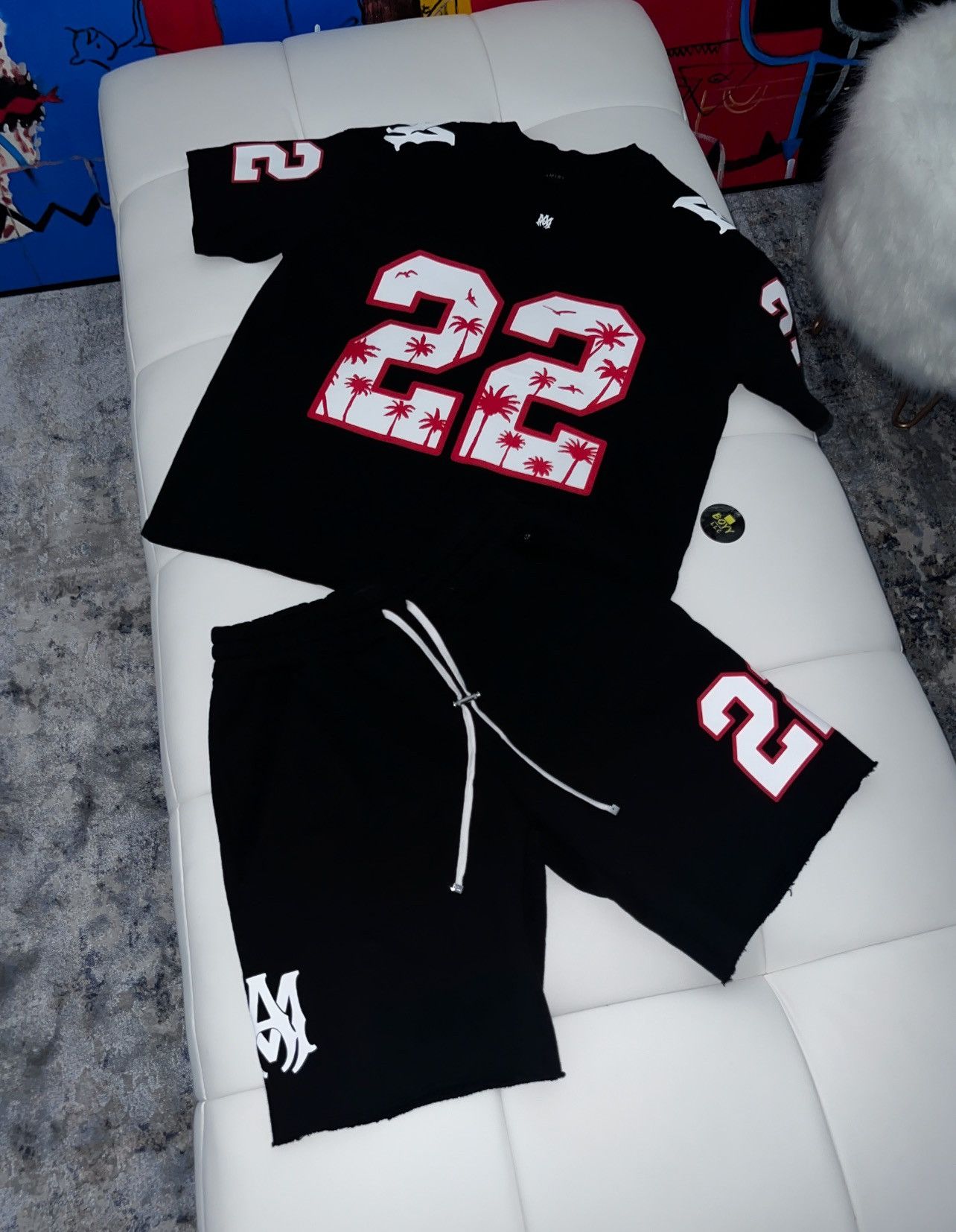 Amiri amiri logo football logo set Size US M / EU 48-50 / 2 - 2 Thumbnail