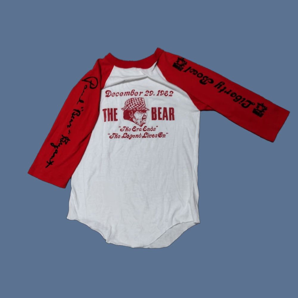 Coach VINTAGE Paul Bear Bryant Alabama Crimson Tide Football Coach M Raglan Shirt Size US M / EU 48-50 / 2 - 1 Thumbnail