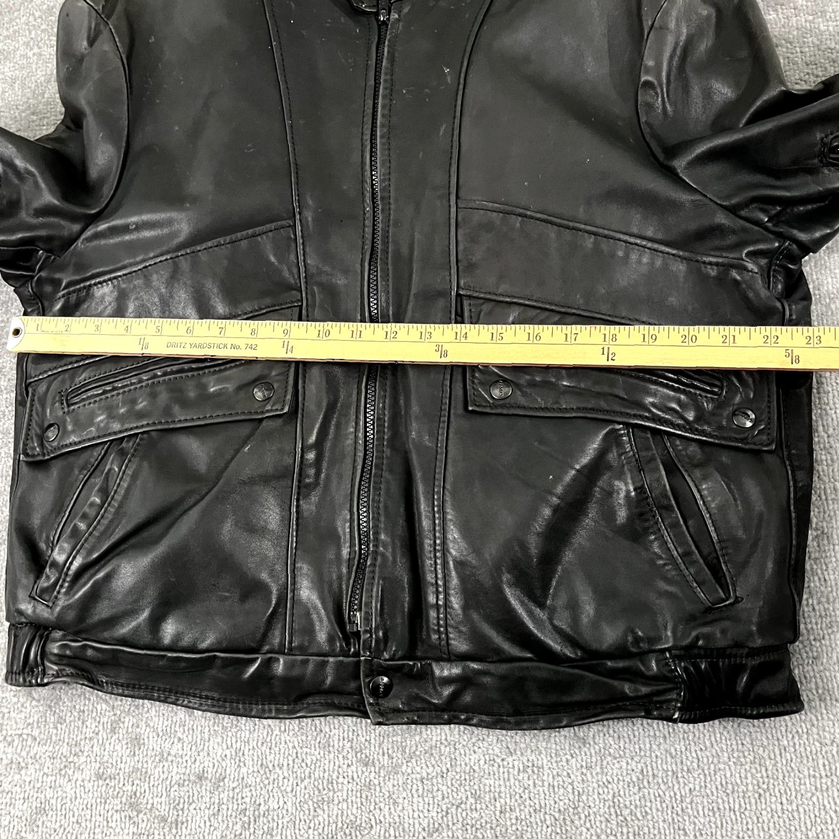 Brooks VINTAGE Brooks Jacket Men Size 44 Black Leather Motorcycle Biker Removable Lining Size US S / EU 44-46 / 1 - 6 Thumbnail