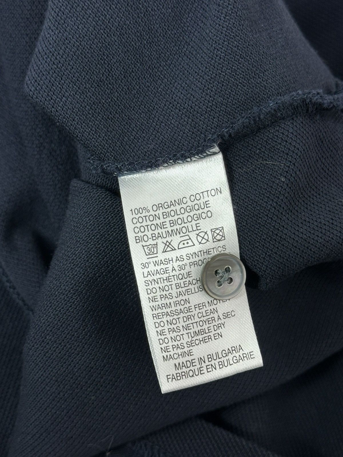 Paul Smith Paul Smith Navy Organic Cotton Men’s Polo Long Sleeve Jumper Size US S / EU 44-46 / 1 - 7 Thumbnail