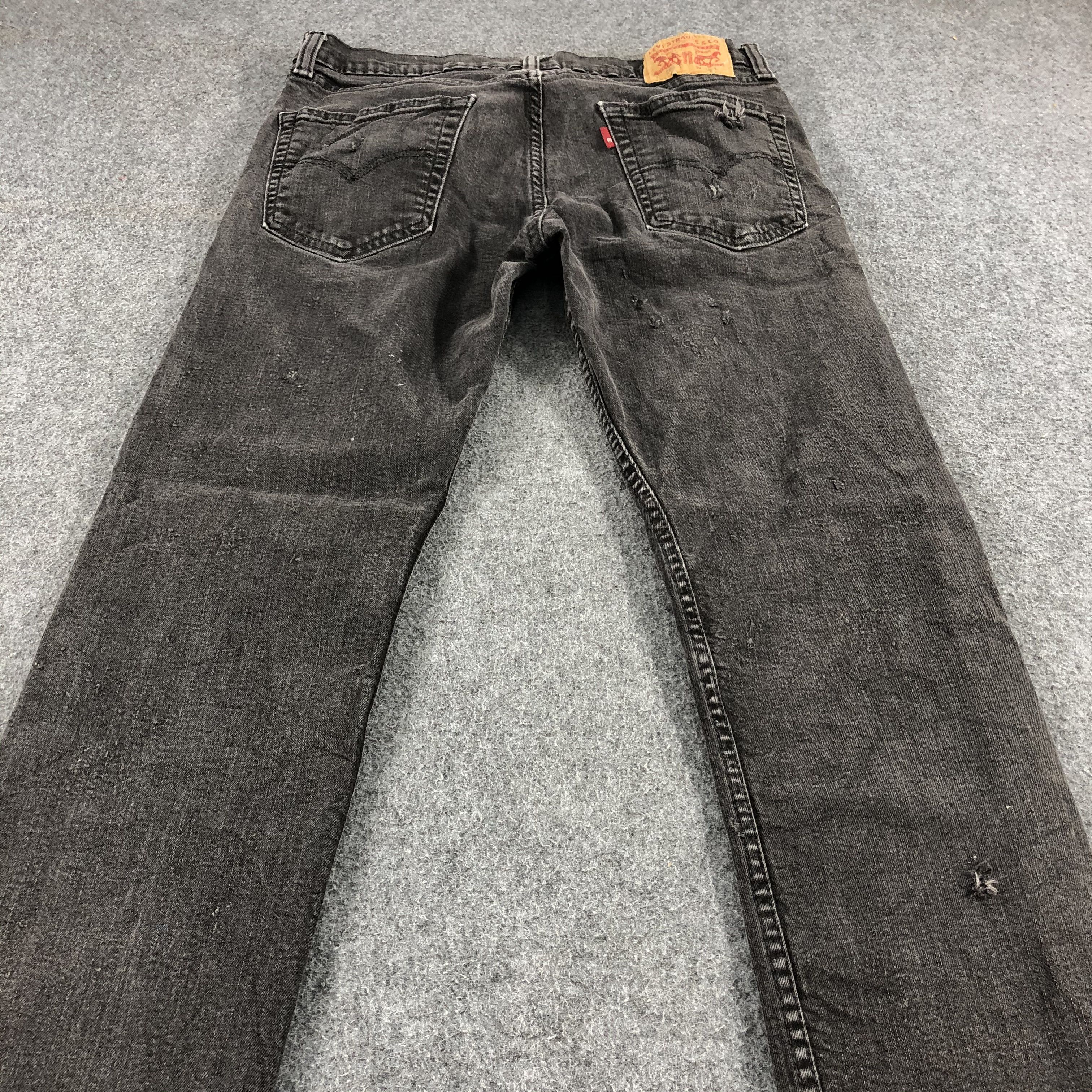 Levi's Vintage Distress Levis 502 Earth Tone Jeans-J1204 Size US 32 / EU 48 - 4 Thumbnail