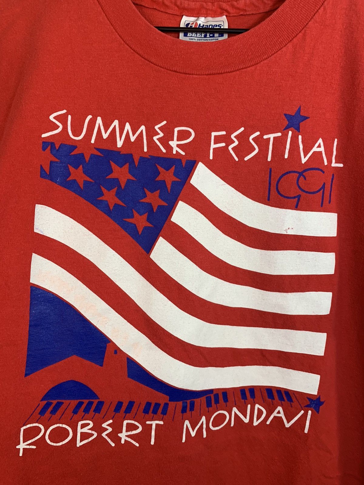 Band Tees × Vintage *RARE* Vintage 1991 Robert Mondavi Summer Festival Art Shirt Size US XL / EU 56 / 4 - 3 Thumbnail