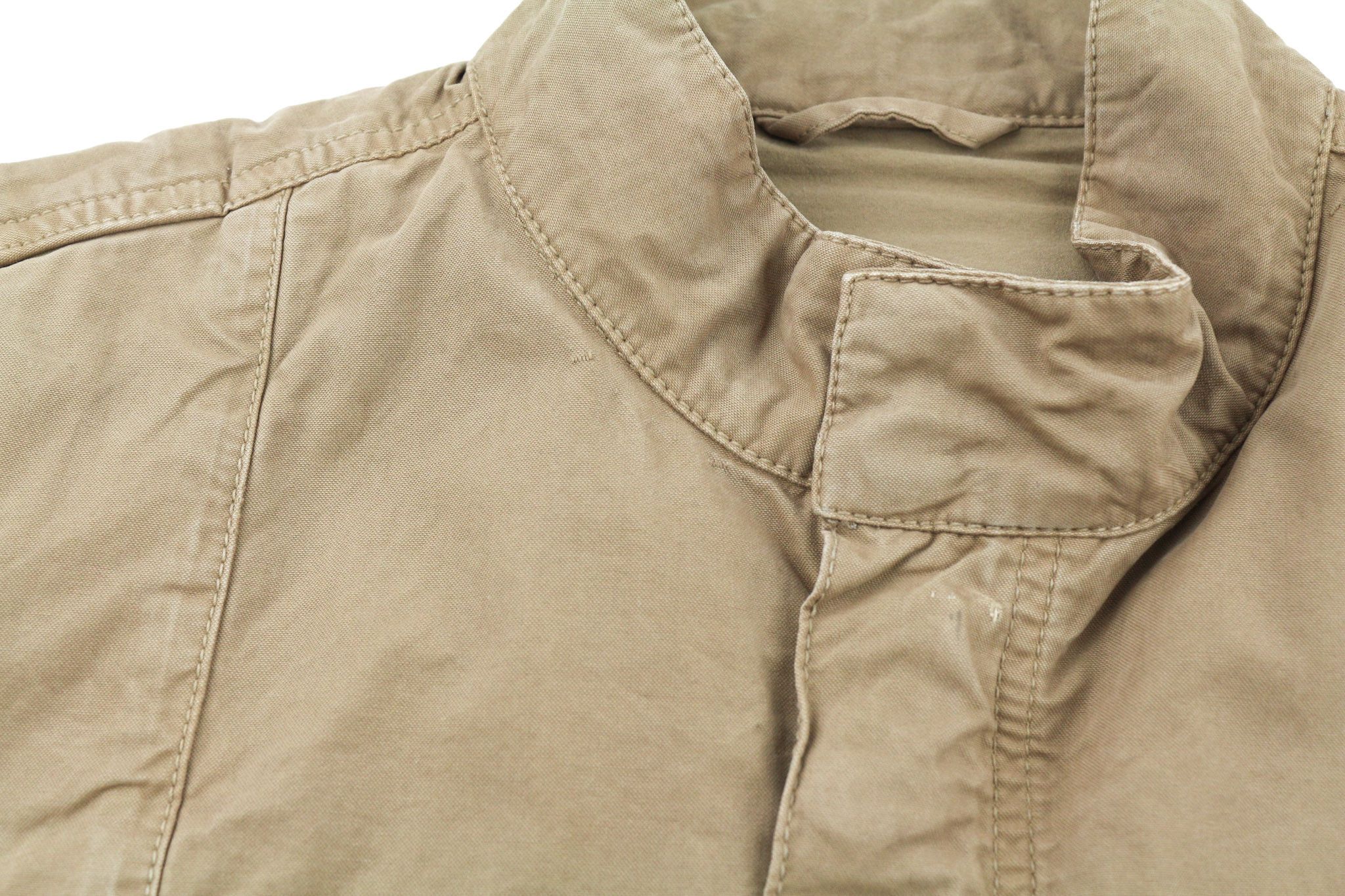 MICK M Brown Pockets Zipper Unlined Jacket 80738