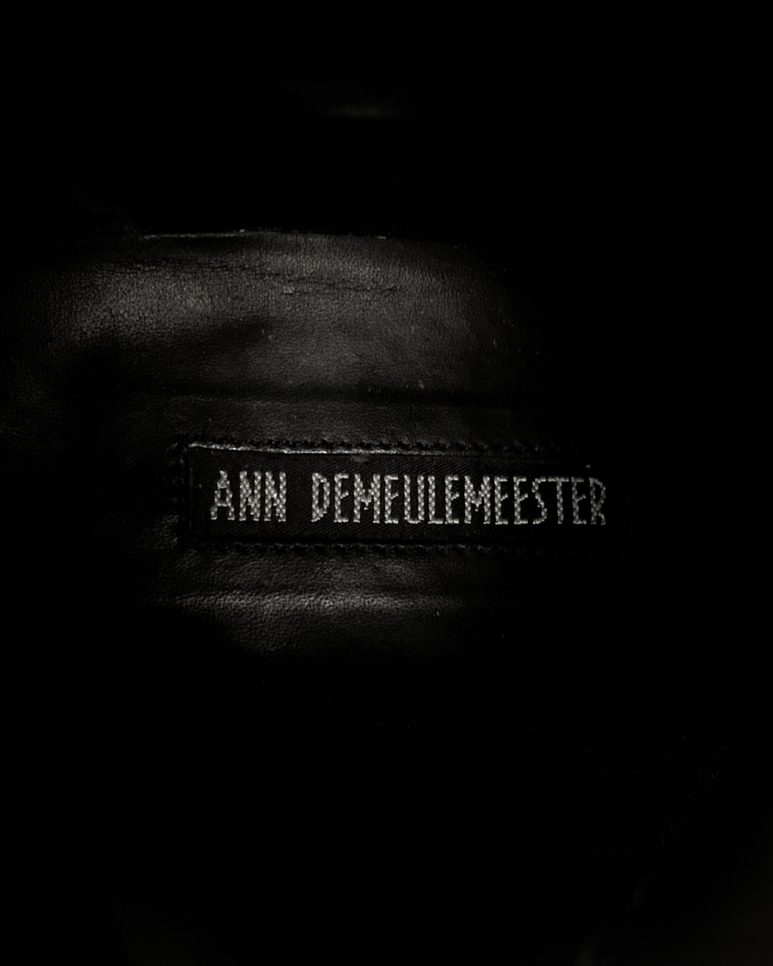 Ann Demeulemeester Ann Demeulemeester Shearling Leather Heike Boots Size US 7 / EU 40 - 8 Thumbnail
