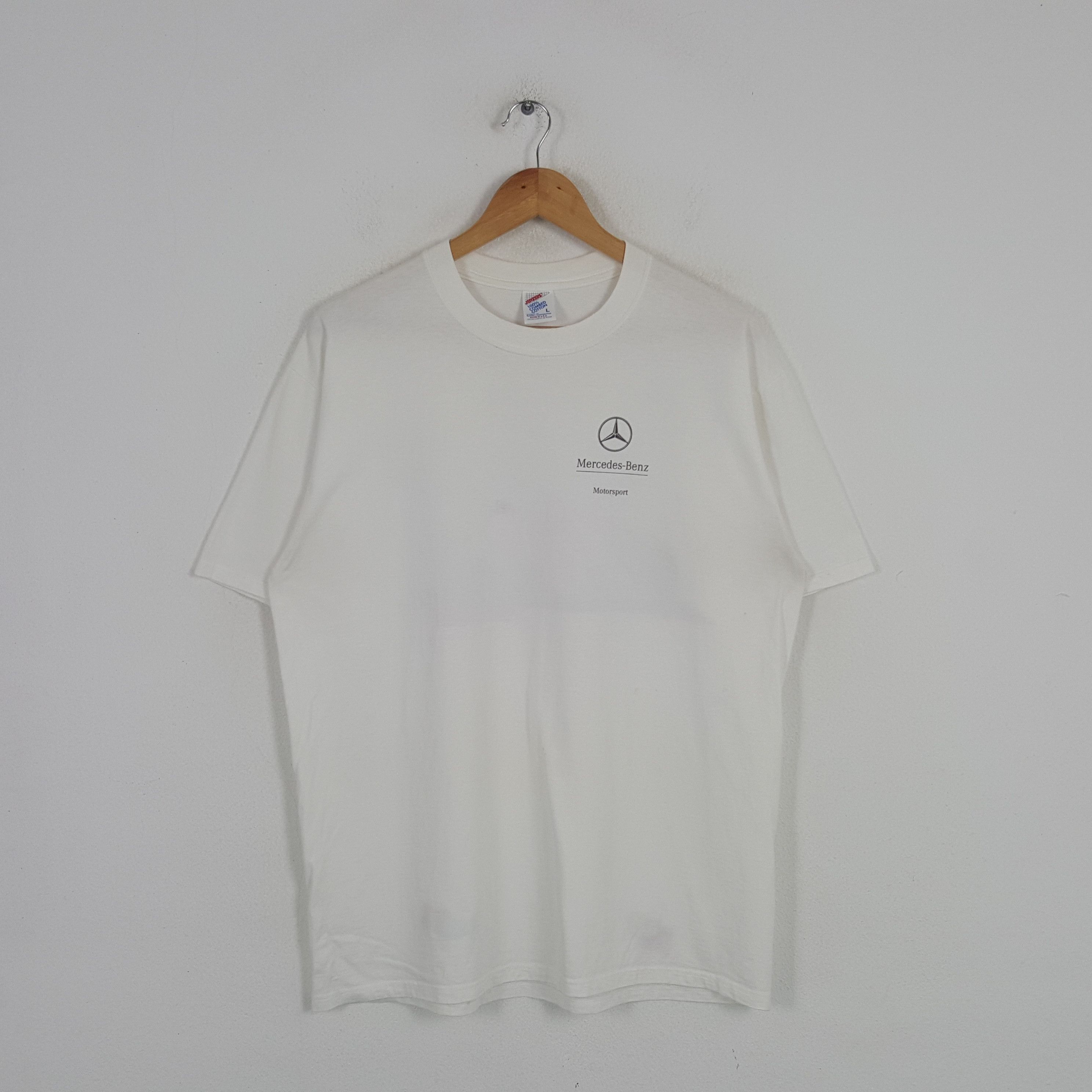 Mercedes-Benz × Vintage Vintage Mercedes Benz Racing Formula One Promo Tshirt Size US L / EU 52-54 / 3 - 3 Thumbnail