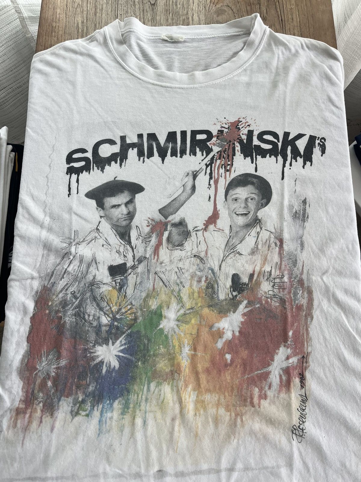 Other Vintage SCHMIRINSKI’s Parody Movie 1992’s Art T-shirt Size US XL / EU 56 / 4 - 3 Thumbnail