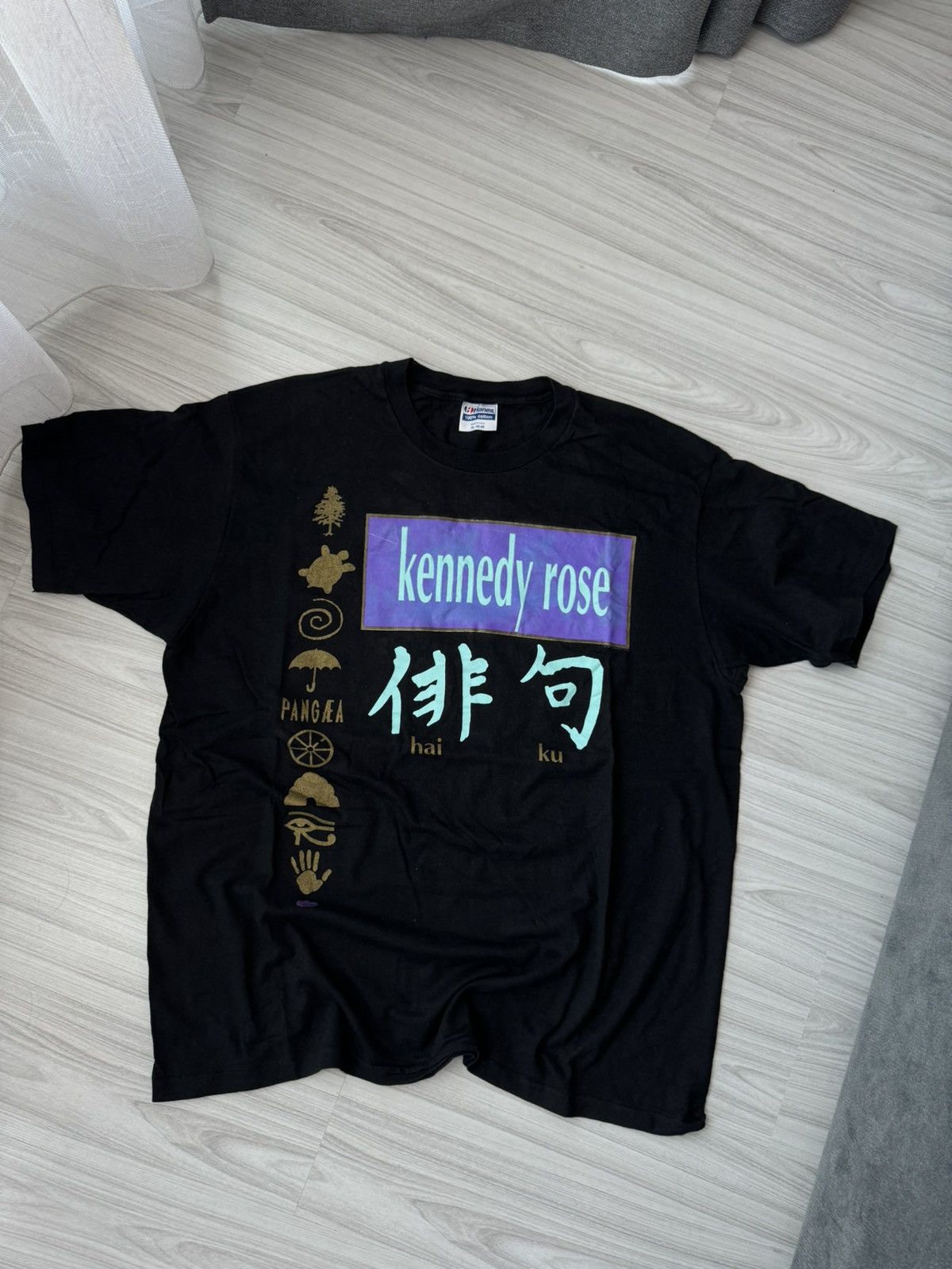 Band Tees × Vintage 90s Vintage Kennedy Rose ‘Hai Ku’ Tee Graphic Shirt Size US XL / EU 56 / 4 - 1 Thumbnail
