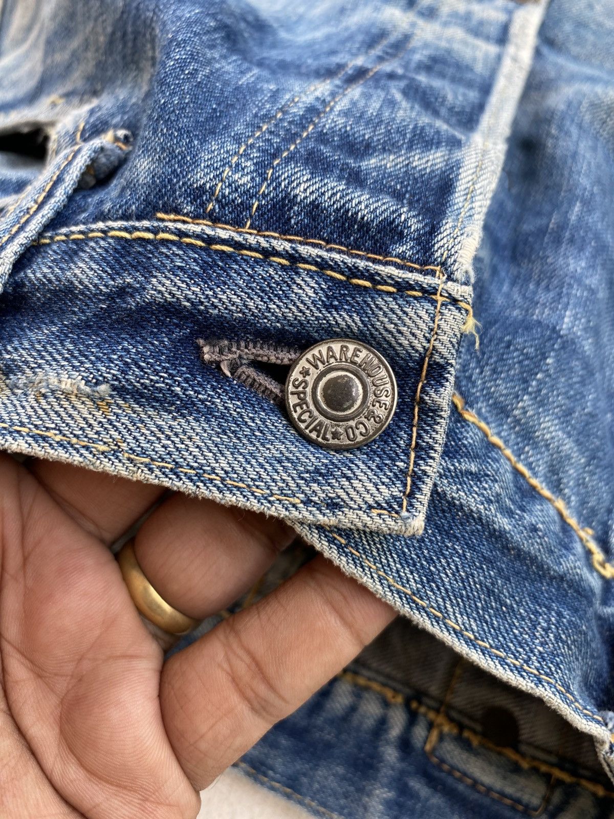 Warehouse & Co. Japanese WAREHOUSE Distressed Size US 30 / EU 46 - 9 Thumbnail
