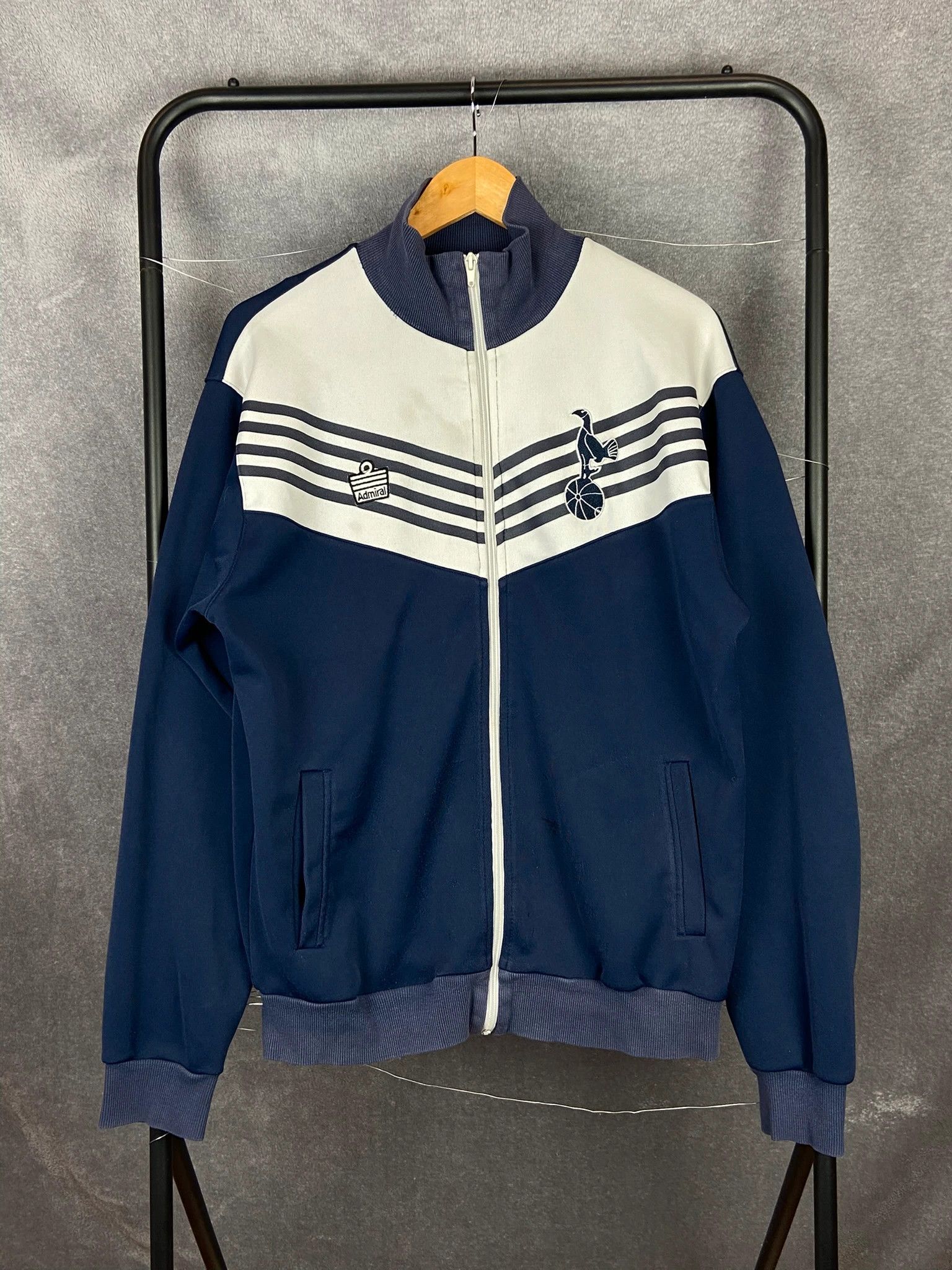 Puma Track Jacket Score Draw navy white retro zip up L Size US L / EU 52-54 / 3 - 1 Thumbnail