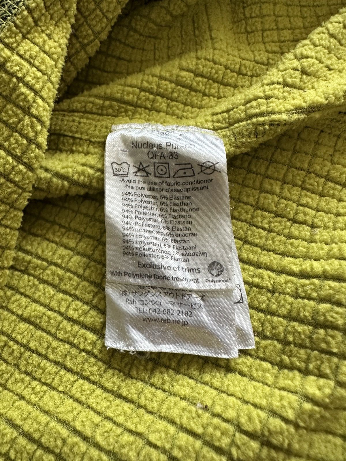 Rab Rab Nucleus Pull-On Grid Fleece Olive Size US M / EU 48-50 / 2 - 8 Thumbnail
