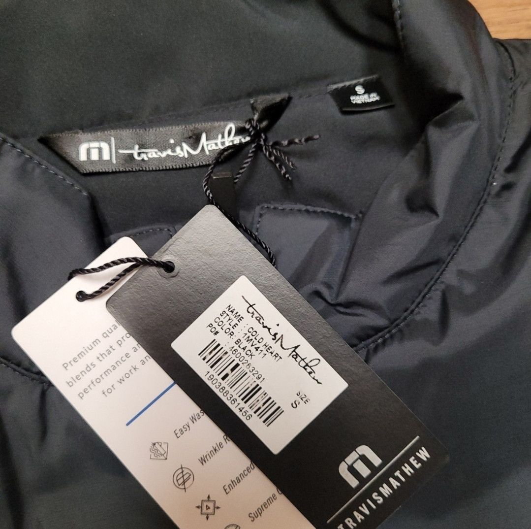 TravisMathew Travis Mathew Cold Heart Lightweight Golf Vest Black Sz S Size US S / EU 44-46 / 1 - 5 Thumbnail