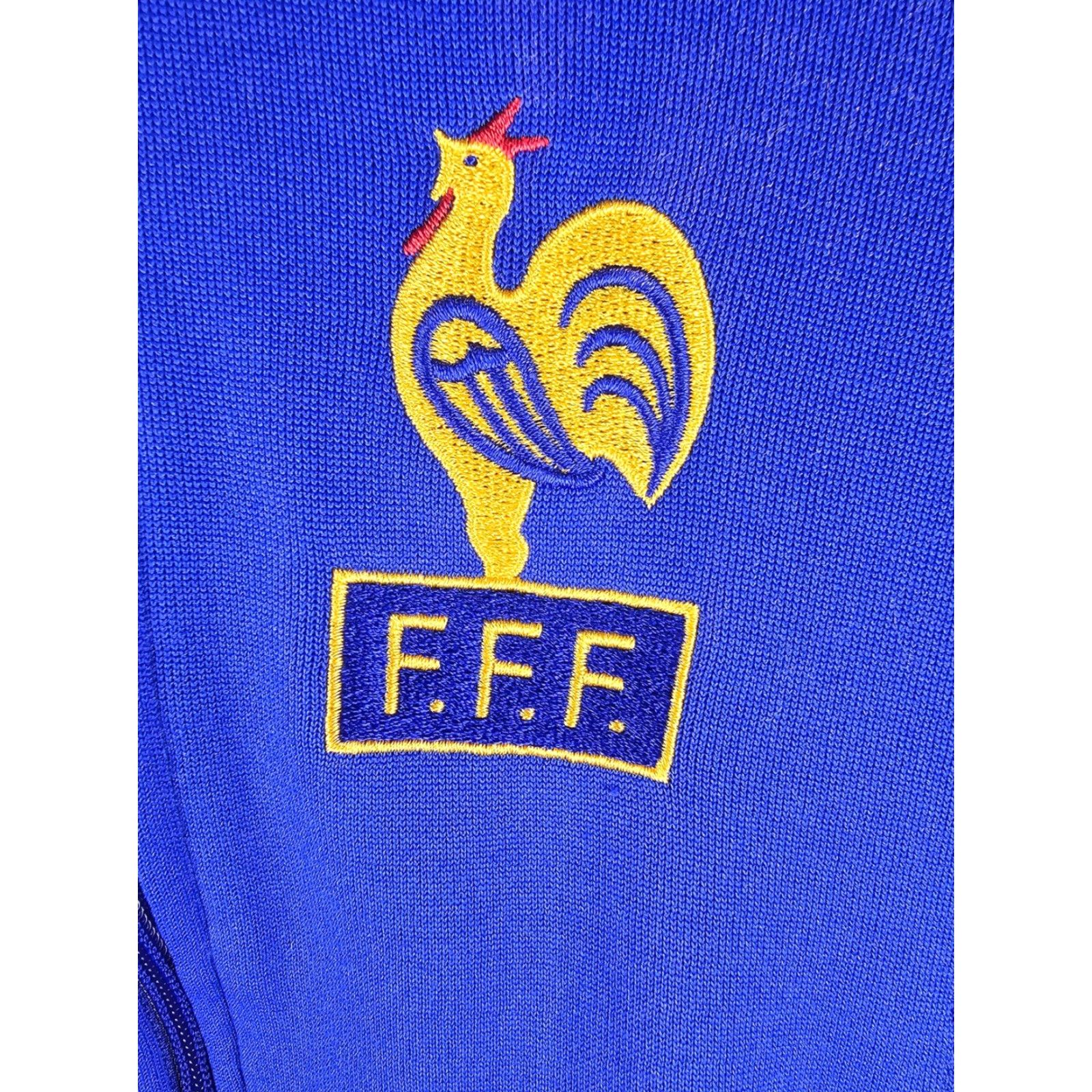 Adidas VINTAGE adidas TREFOIL FIFA FRANCE TRACK TOP JACKET WOMEN'S XS BLUE Size XS / US 0-2 / IT 36-38 - 2 Thumbnail