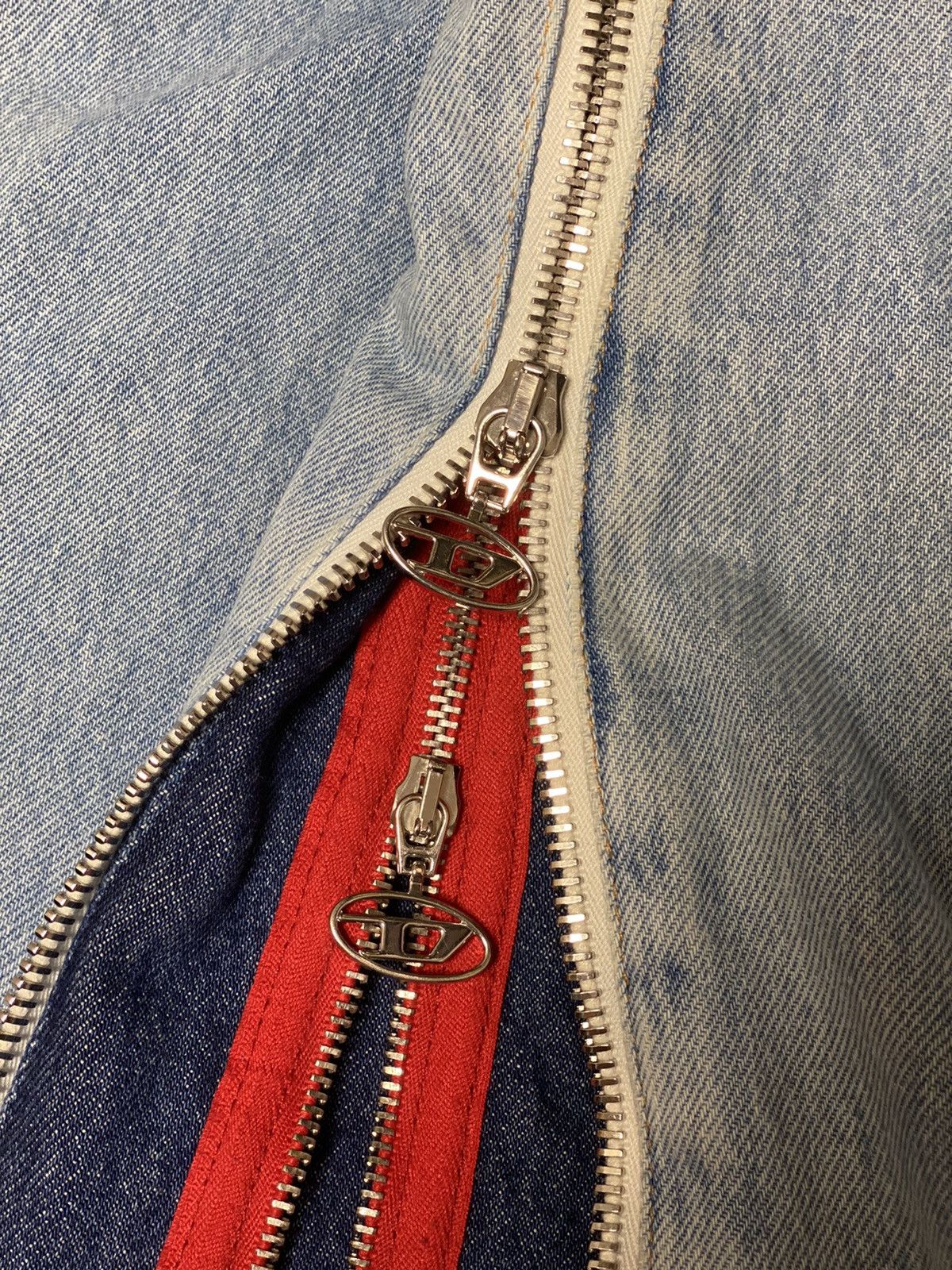 Diesel Diesel 2002 Double Side-Zipper Jeans Size 26" / US 2 / IT 38 - 10 Thumbnail