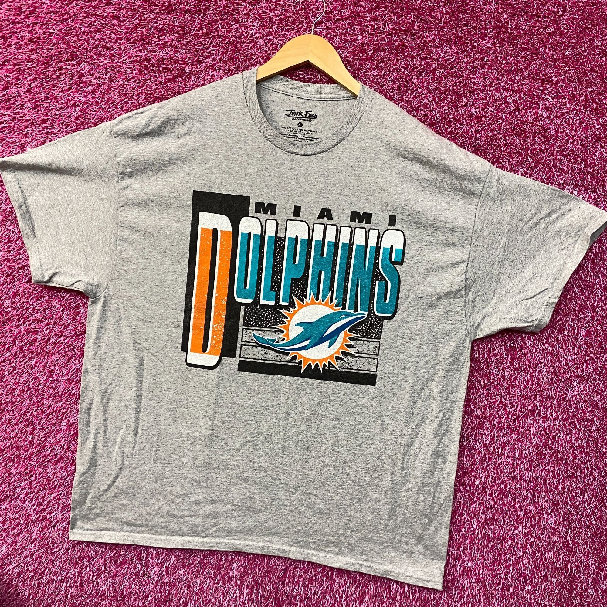 Junk Food Junk Food NFL Miami Dolphins Logo T-Shirt XL Size US XL / EU 56 / 4 - 3 Thumbnail