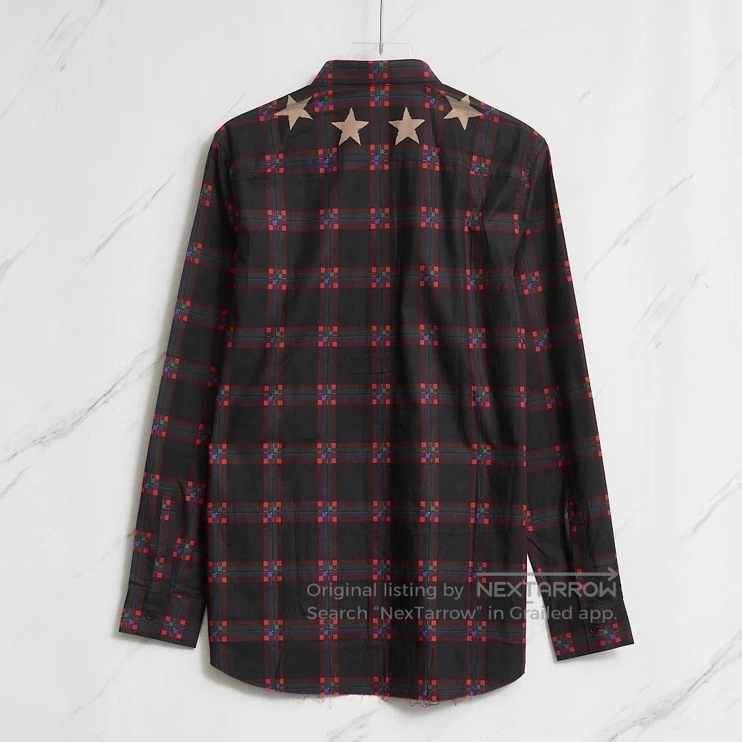 Givenchy Givenchy Men's Star Plaid Jacquard Shirt. Size US M / EU 48-50 / 2 - 4 Thumbnail