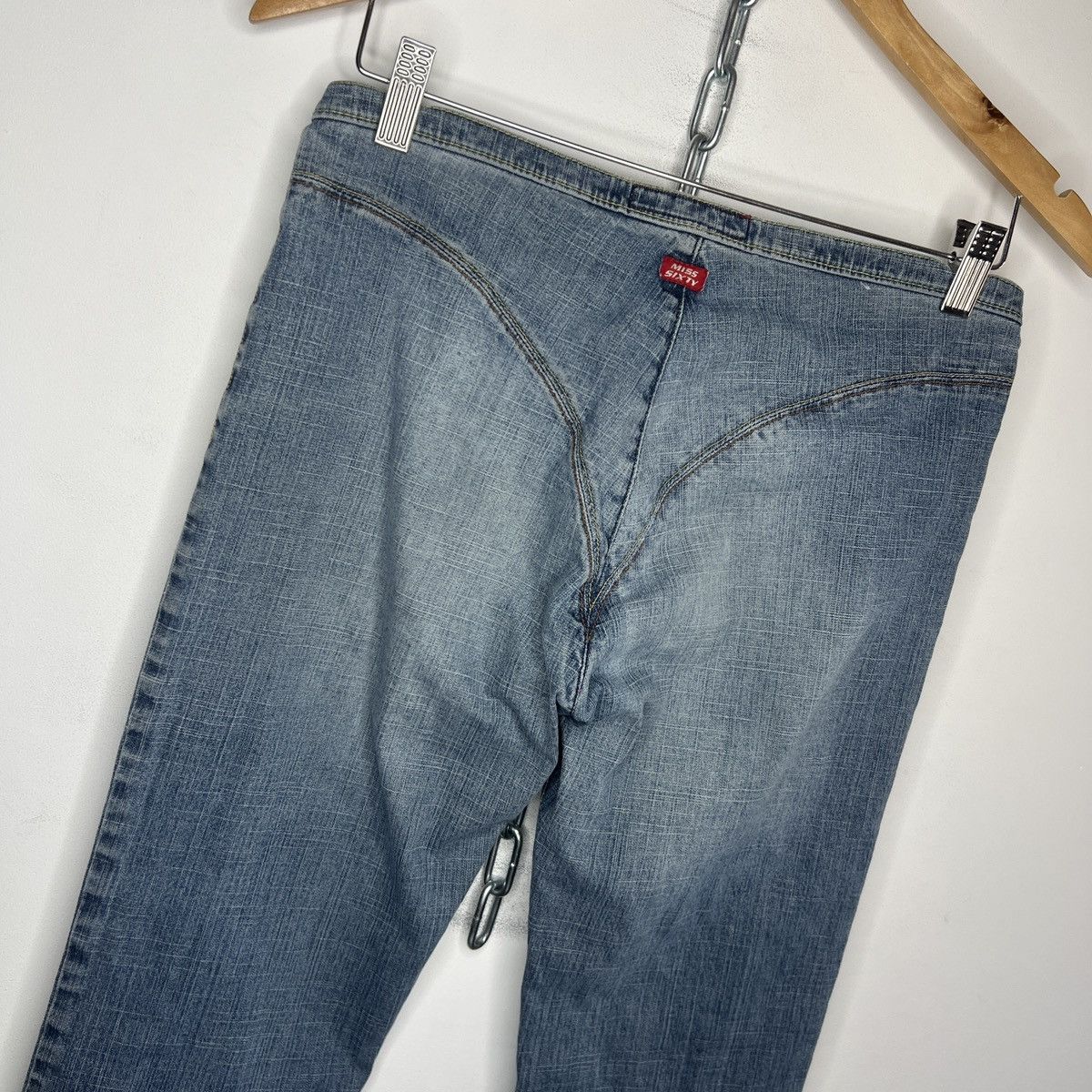 Miss Sixty VTG y2k Miss Sixty Wide Leg Denim Baggy Archive Low Rise Size 30" / US 8 / IT 44 - 8 Thumbnail