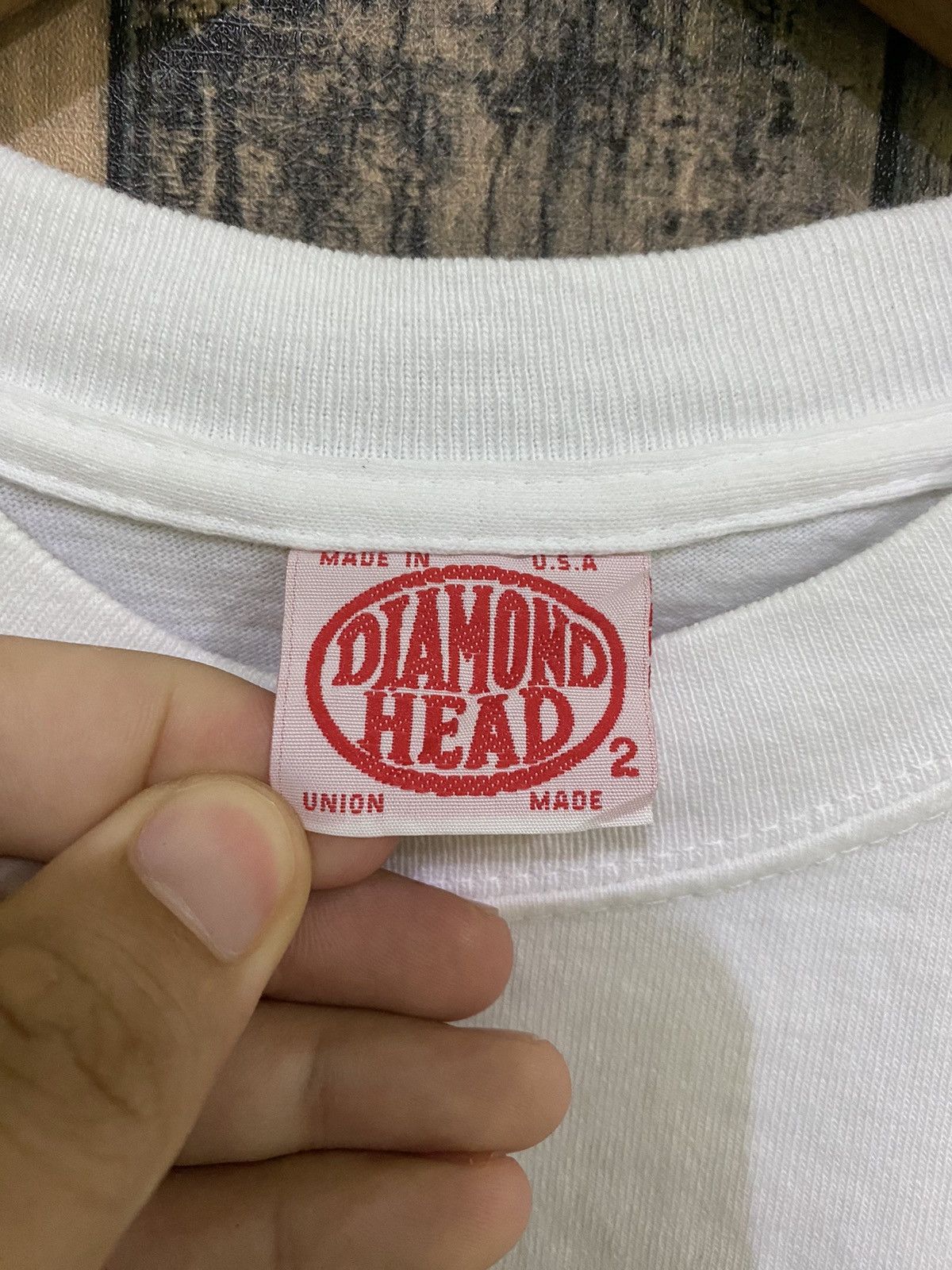 Diamond Head Diamond Head Union Made Usa Tee Size US M / EU 48-50 / 2 - 2 Thumbnail
