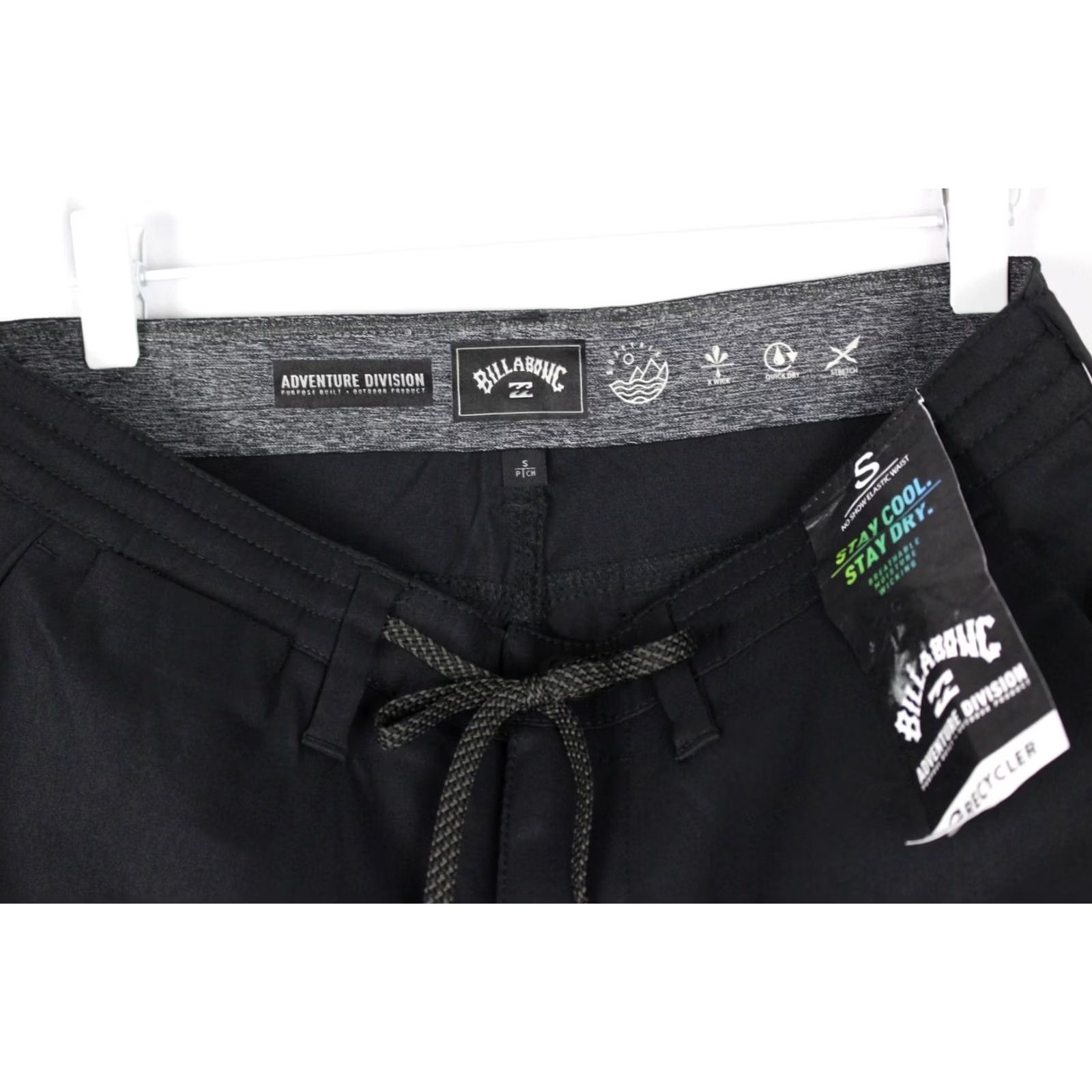 Billabong Billabong Men's Shorts Adventure Division Surftrek Plus Shorts S Black Size US 29 - 4 Thumbnail