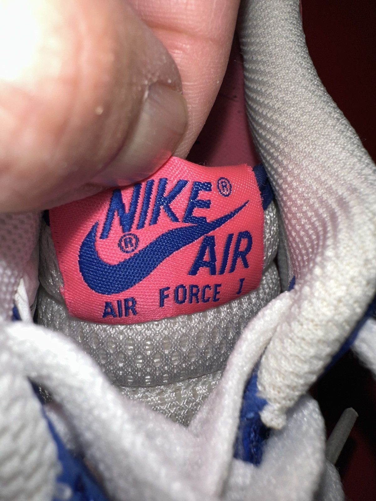 Nike NOS Vtg NIKE Air Force 1 AF-1 '82 Pink & Blue Deadstock 7M Size US 7 / EU 40 - 13 Thumbnail