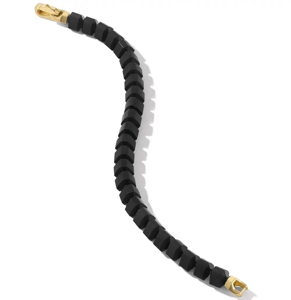 David Yurman oc11z0126 Bracelet in Black Onyx with 18K Yellow Gold Size ONE SIZE - 3 Thumbnail