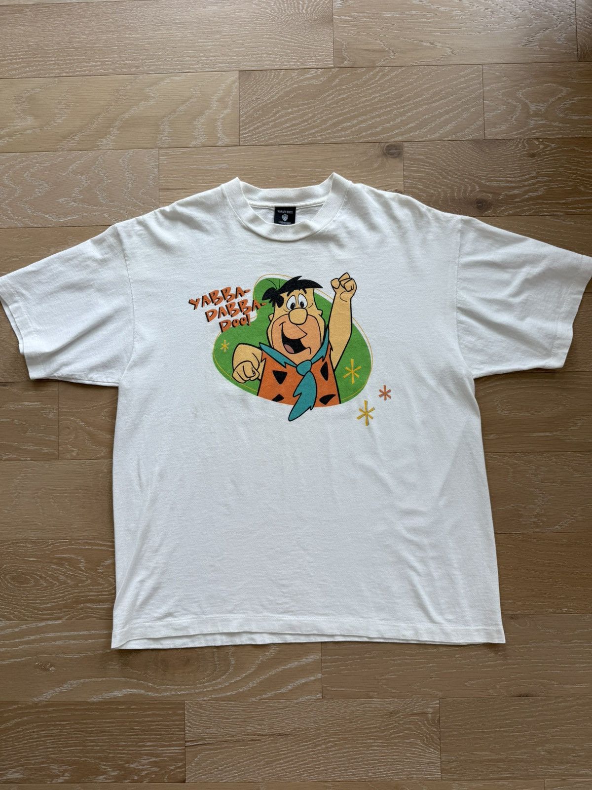 Warner Bros Vintage ‘97 Fred Flintstone Yabba Dabba Doo Shirt Size US XL / EU 56 / 4 - 8 Thumbnail