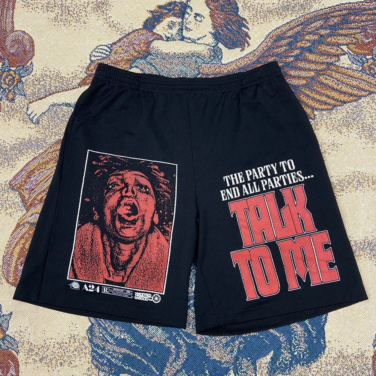 A24 × Online Ceramics Online Ceramics x A24 Talk To Me Promo Shorts Size US 33 - 1 Thumbnail