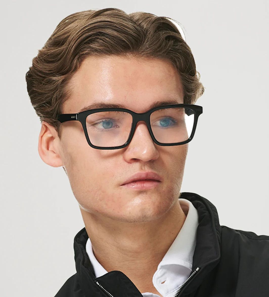 Gucci NEW GUCCI EYEGLASSES SQUARE BLACK MEN GUCCI GG0964S 001 Size ONE SIZE - 3 Thumbnail