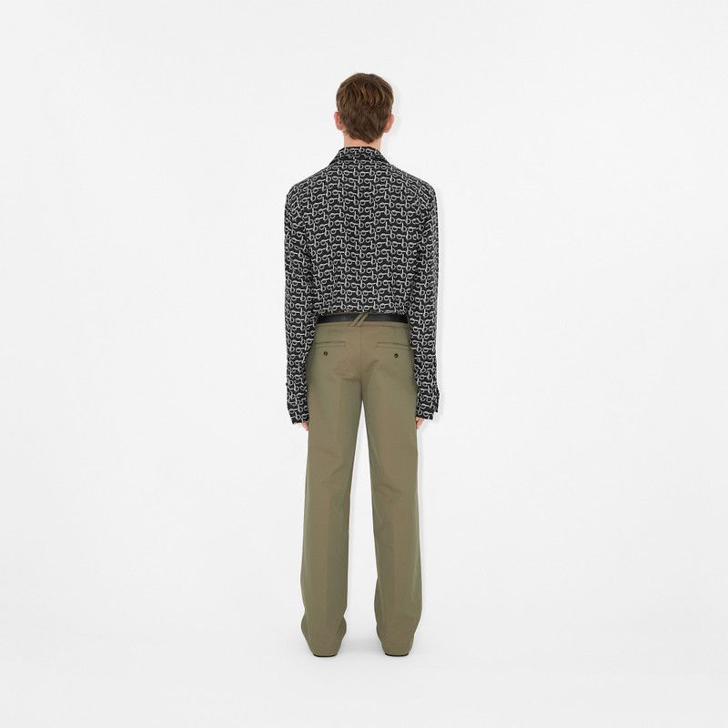 Burberry o1w1db10326 Cotton Chinos Pants in Green Size US 36 / EU 52 - 3 Thumbnail