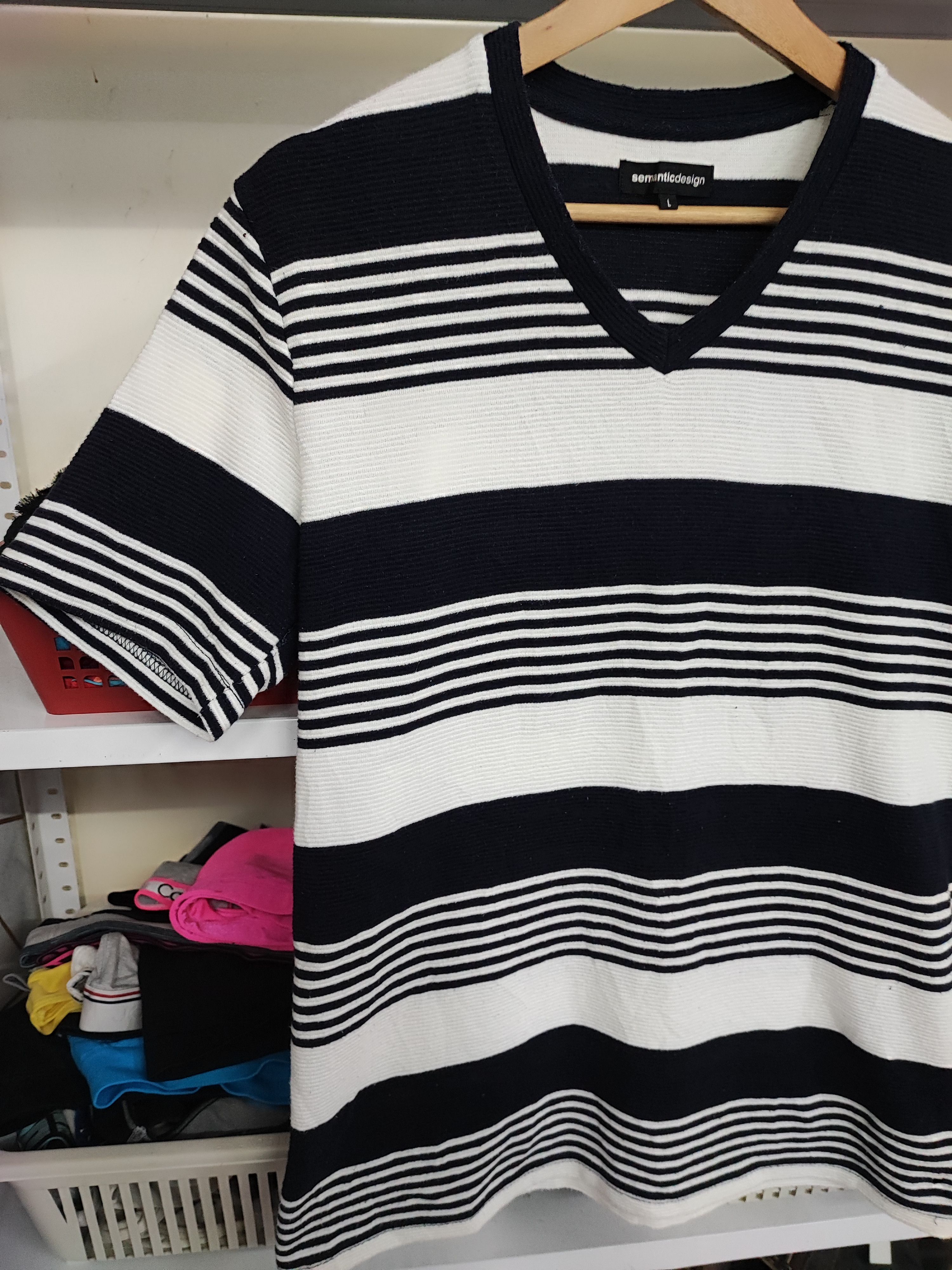 semanticdesign Stripe Japan Tee by Semantic Design Size US L / EU 52-54 / 3 - 2 Thumbnail