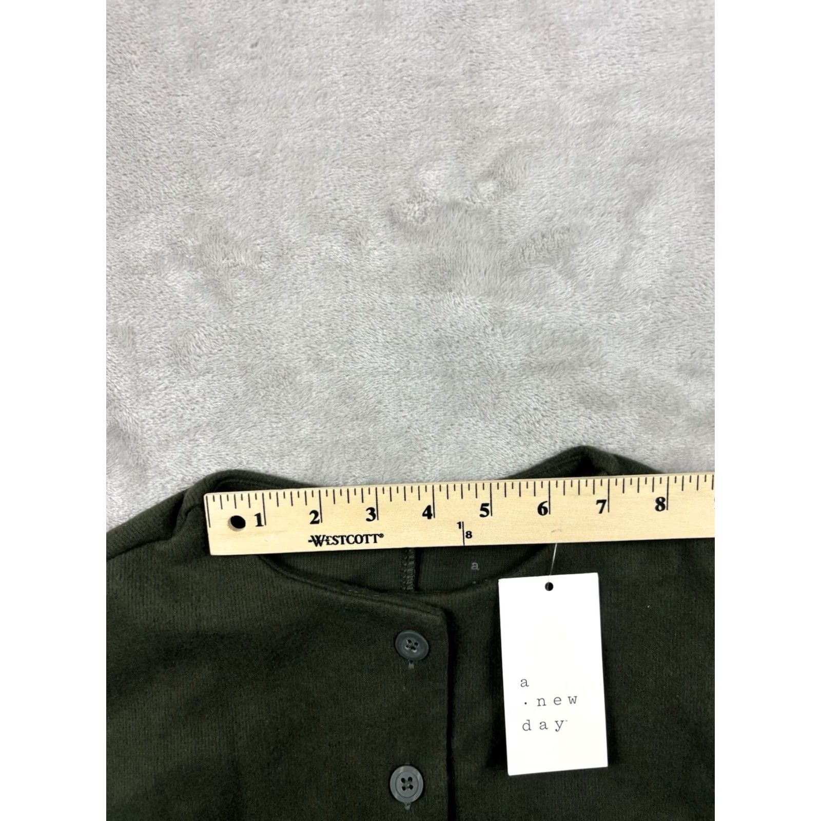 Vintage A New Day Women’s Olive Green Fiber Sleeveless Vest Outdoors Size Medium NWT Size M / US 6-8 / IT 42-44 - 6 Thumbnail