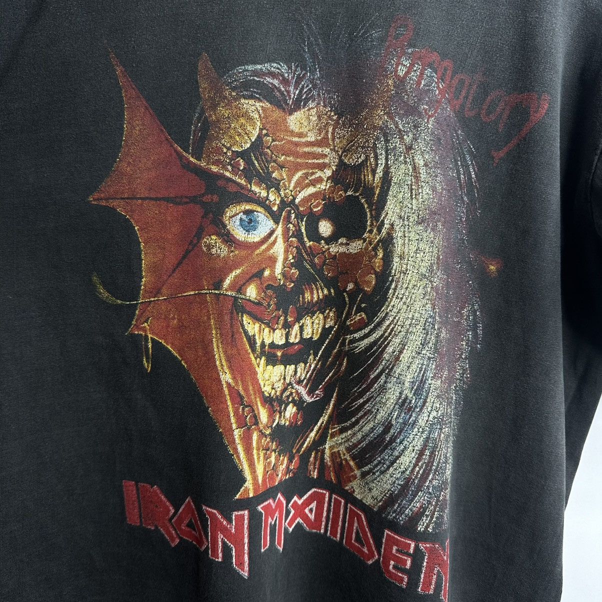 Iron Maiden Iron Maiden USA Vintage 90s T-shirt A Real Live One Size US M / EU 48-50 / 2 - 6 Thumbnail