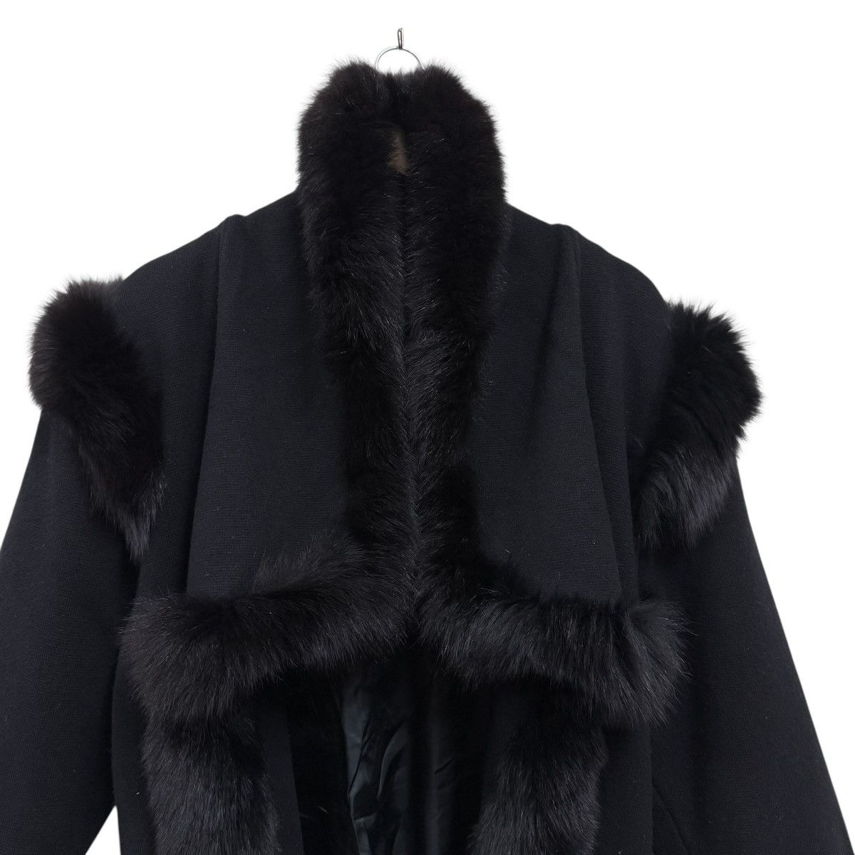 Bally Bally Cashmere Faux Fur Trim Coat Jacket Size L / US 10 / IT 46 - 6 Thumbnail