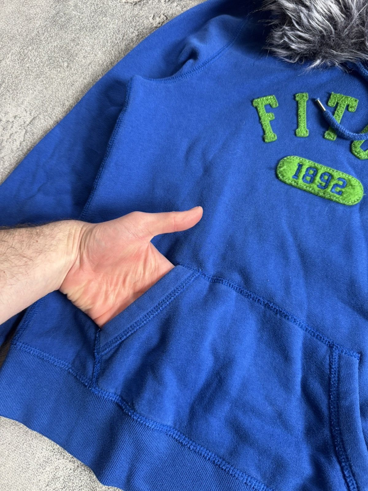 Abercrombie & Fitch Abercrombie & Fitch Y2K Fur Faux hoodie if six was nine LGB Size M / US 6-8 / IT 42-44 - 11 Thumbnail