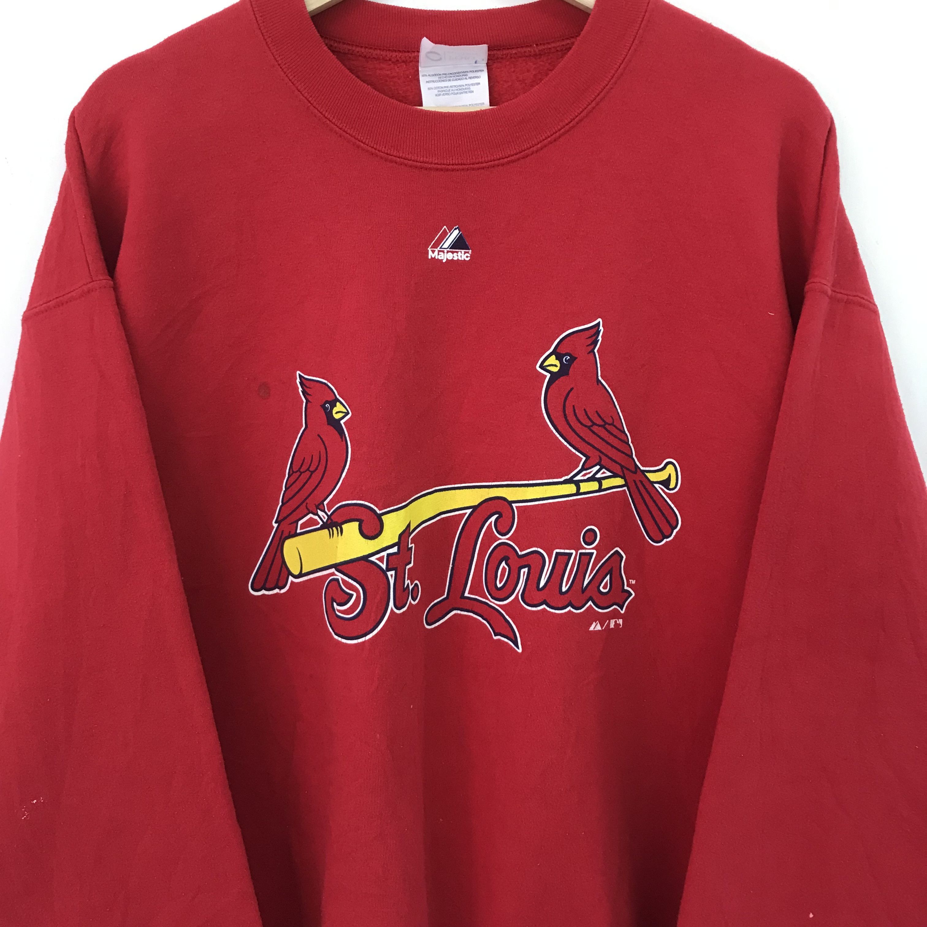 Vintage Vintage St Louis Cardinals Red Sweatshirt - 597 Size US L / EU 52-54 / 3 - 3 Thumbnail