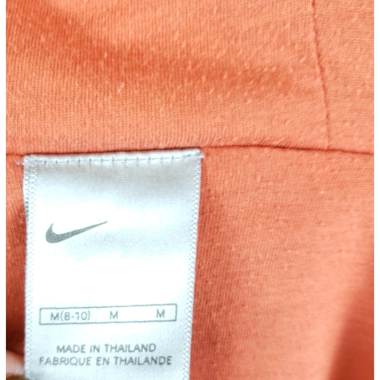 Nike VINTAGE Nike Jacket Womens Medium Orange Full Zip Hood Lined Mini Swoosh Ladies Size M / US 6-8 / IT 42-44 - 6 Thumbnail