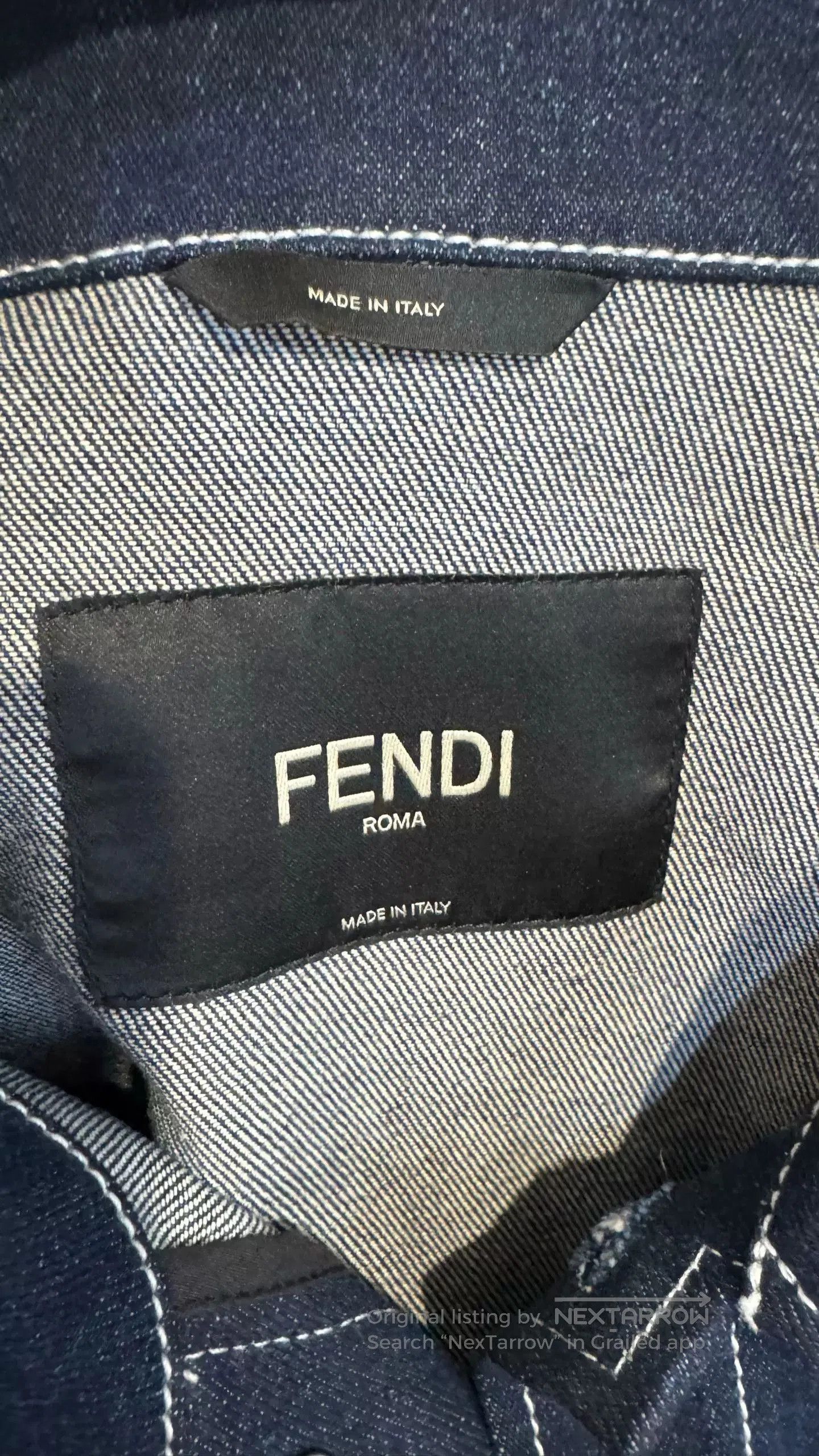 Fendi Fendi x Flia Denim Jacket. Size US L / EU 52-54 / 3 - 3 Thumbnail