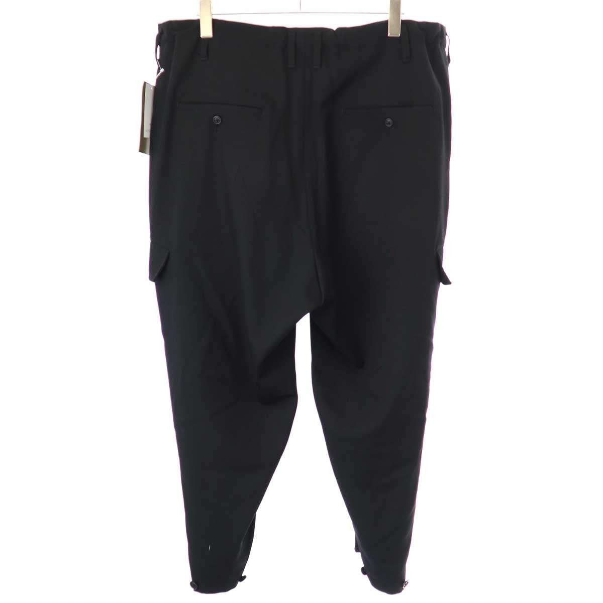 Yohji Yamamoto Yohji Yamamoto Pour Homme Wool Gabardine Tab Pocket Pants Size US 42 / EU 58 - 2 Thumbnail