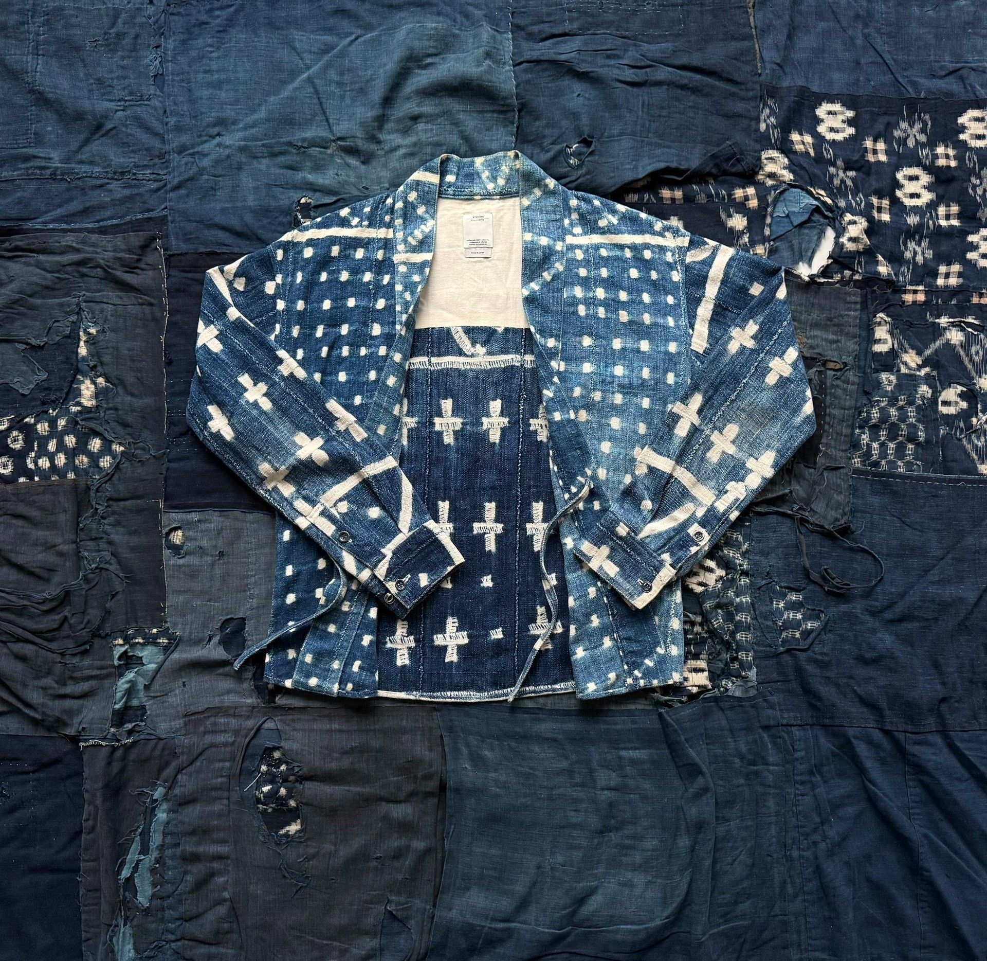 Visvim VISVIM LHAMO SHIRT INDIGO SPOT Size US XXS / EU 40 - 2 Thumbnail