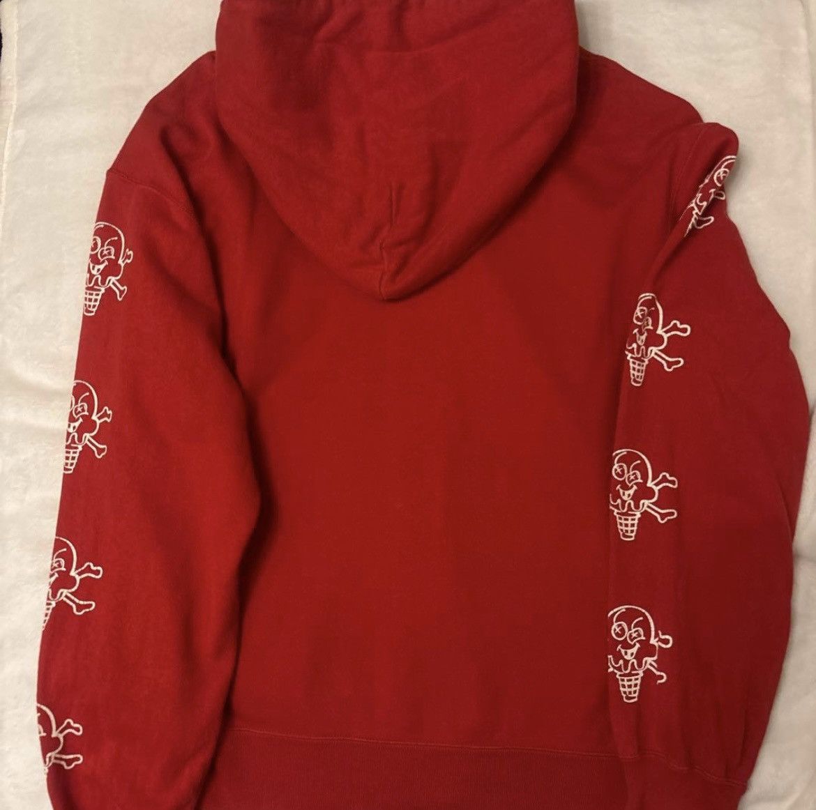 Icecream RARE OG 2008 BBC/ICE CREAM RED CONES & BONES FULLZIP HOODIE Size US L / EU 52-54 / 3 - 6 Thumbnail