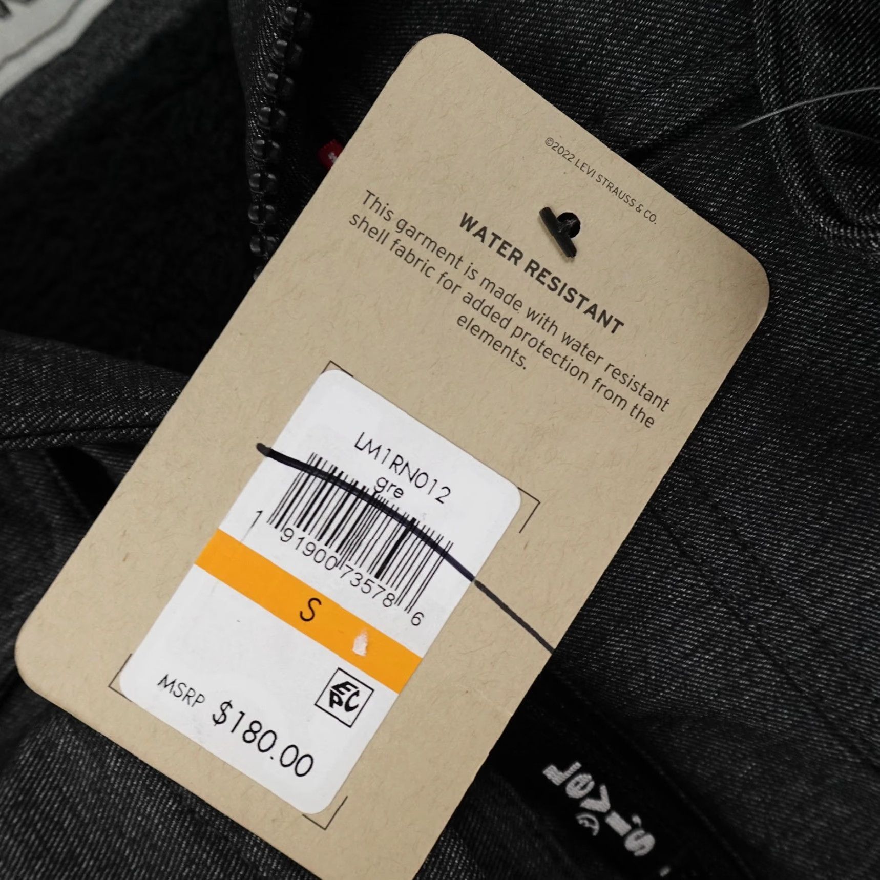 Levi's Levis Jacket Mens S Gray Hooded Sherpa Lined Water Resistant Outdoor Coat Size US S / EU 44-46 / 1 - 3 Thumbnail