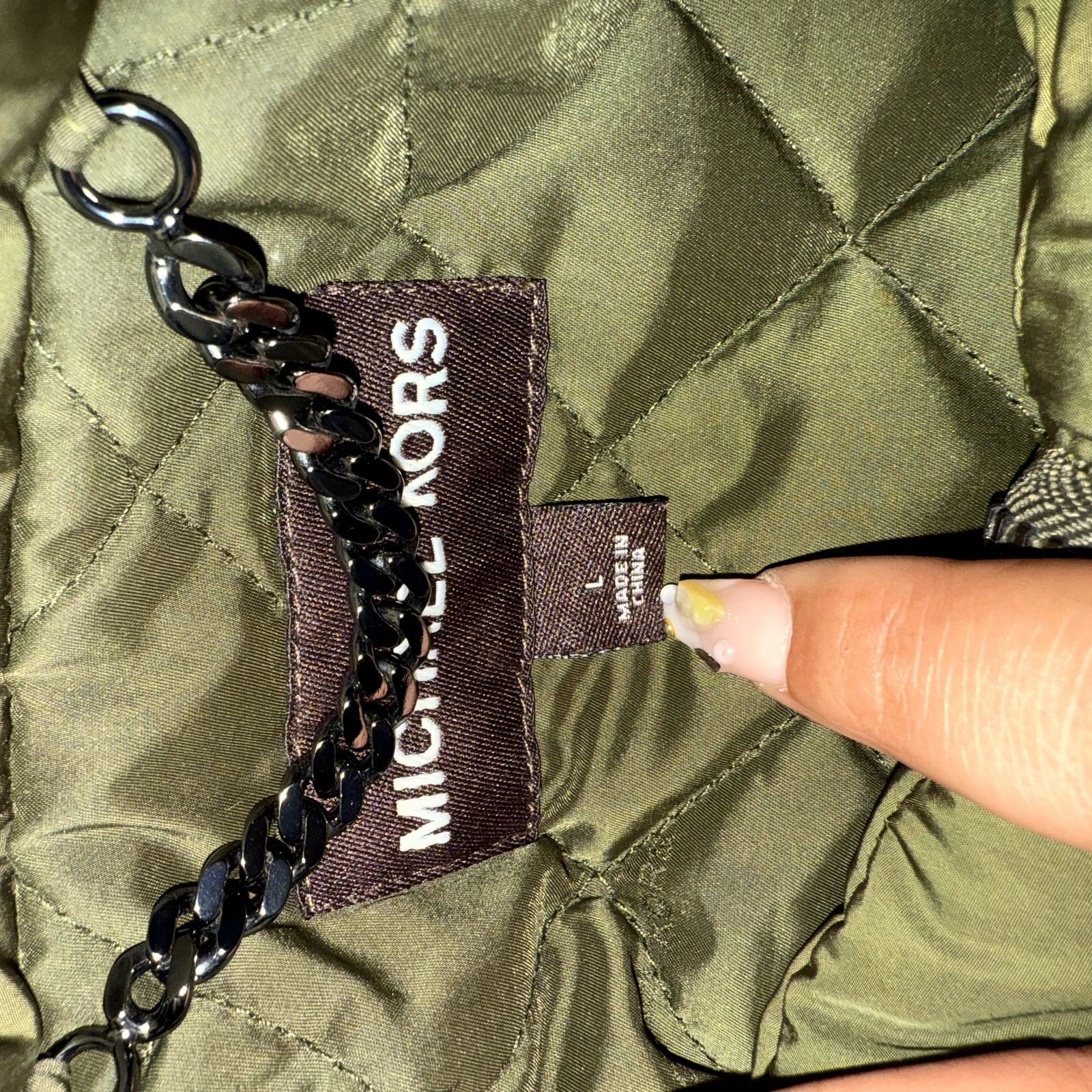 Michael Kors Green Michael Kors Winter Jacket Size US L / EU 52-54 / 3 - 3 Thumbnail