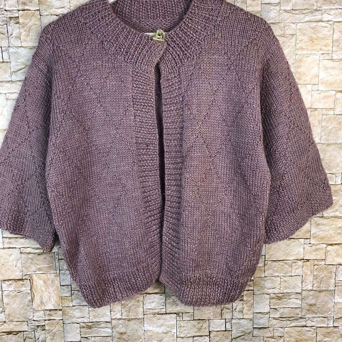 Homespun Knitwear × Japanese Brand Japanese Brand Purple Knitwear #A1207 Size M / US 6-8 / IT 42-44 - 3 Thumbnail